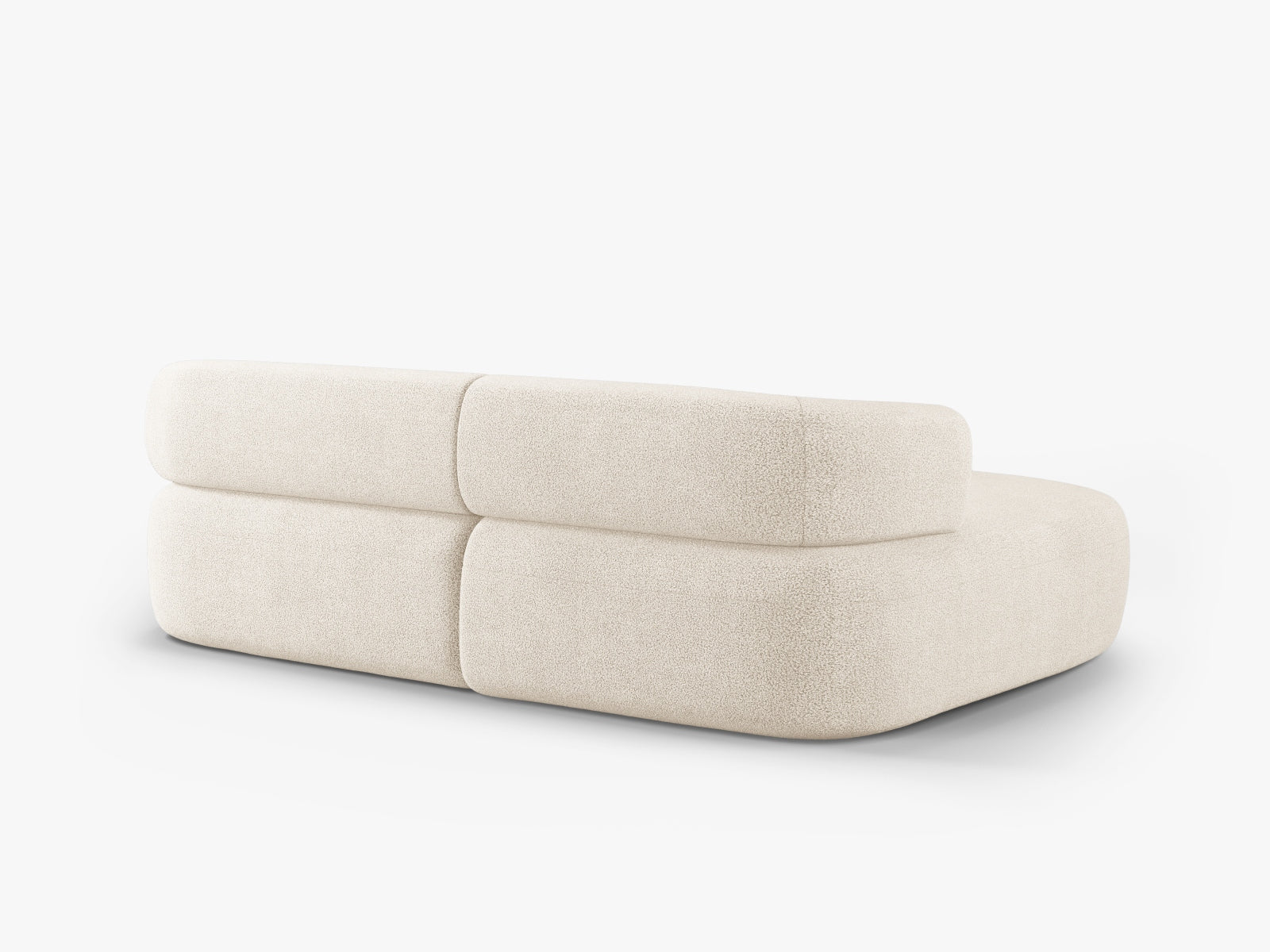 Jenny Boucle Ecksofa links 5 Sitzer in Beige präsentiert im Onlineshop von KAQTU Design AG. Ecksofa links ist von Micadoni