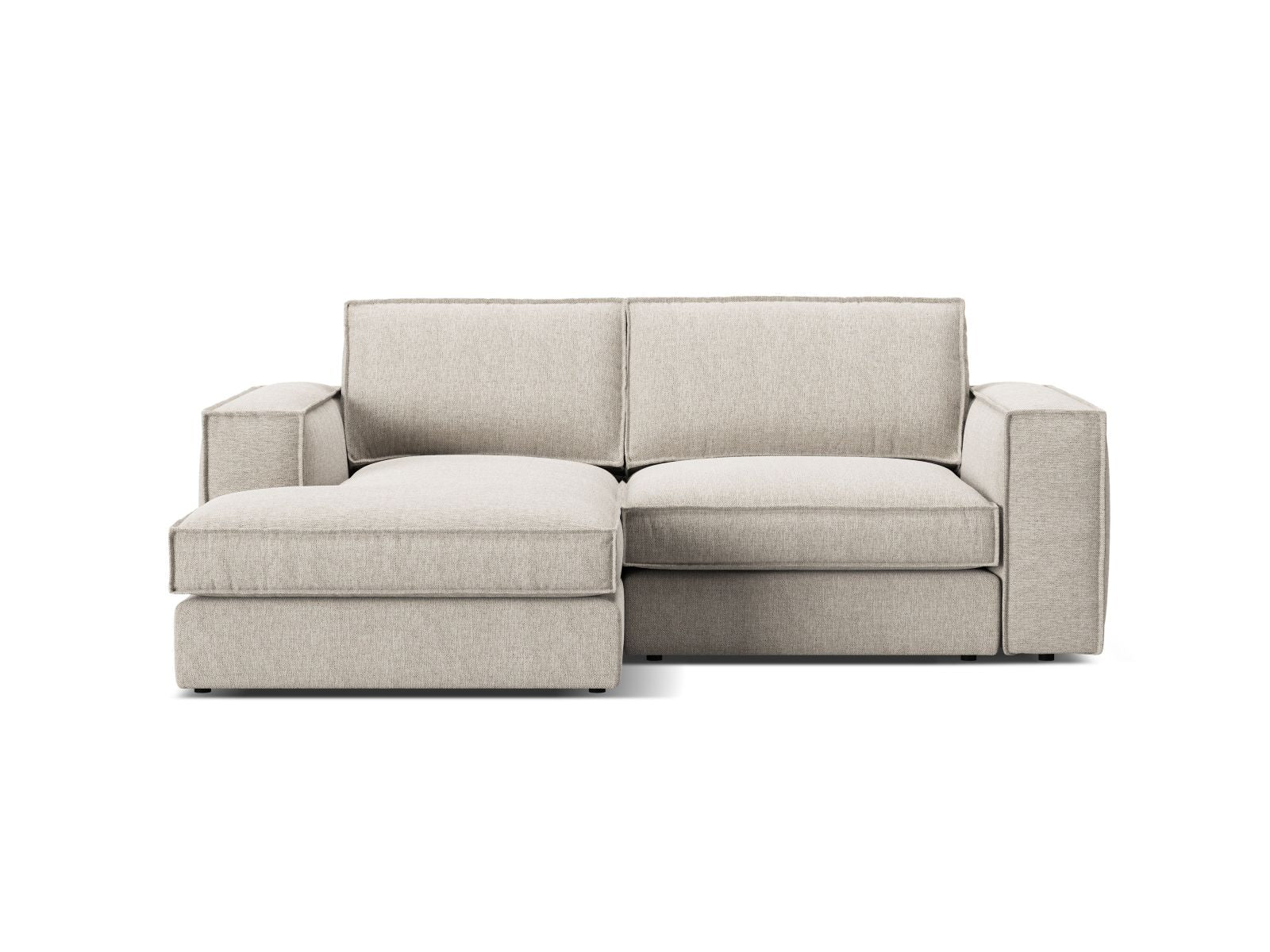 2-Sitzer Ecksofa links modular Pola in Sand-Babel präsentiert im Onlineshop von KAQTU Design AG. Ecksofa links ist von Micadoni