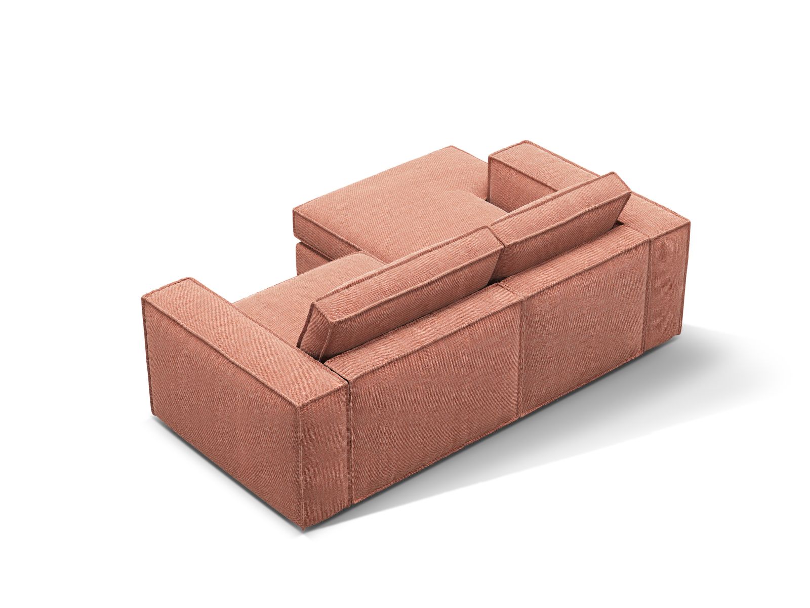 Elegantes 2-Sitzer Ecksofa links Pola von Micadoni, perfekt für stilvolle Wohnräume und entspannende Momente mit Freunden und Familie.