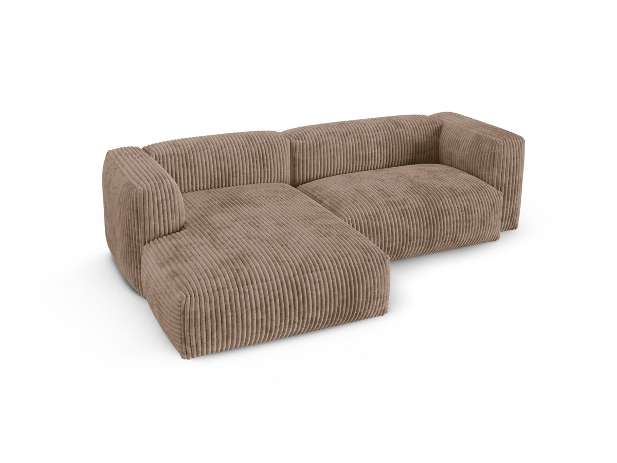 2-Sitzer Ecksofa links modular XL Martina in Acorn-Tilia präsentiert im Onlineshop von KAQTU Design AG. Ecksofa links ist von Micadoni