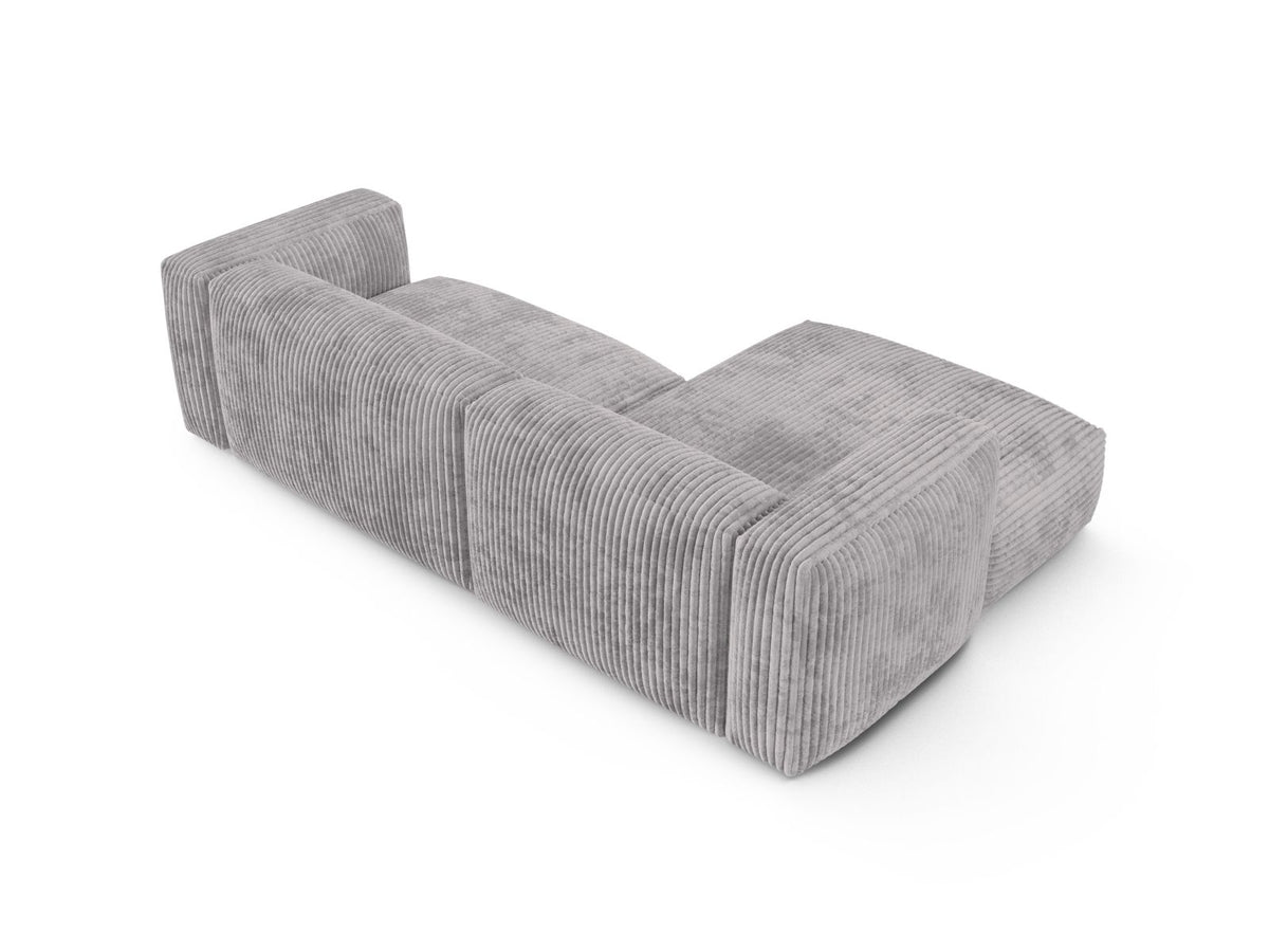 2-Sitzer Ecksofa links modular XL Martina in Light Grey-Tilia präsentiert im Onlineshop von KAQTU Design AG. Ecksofa links ist von Micadoni