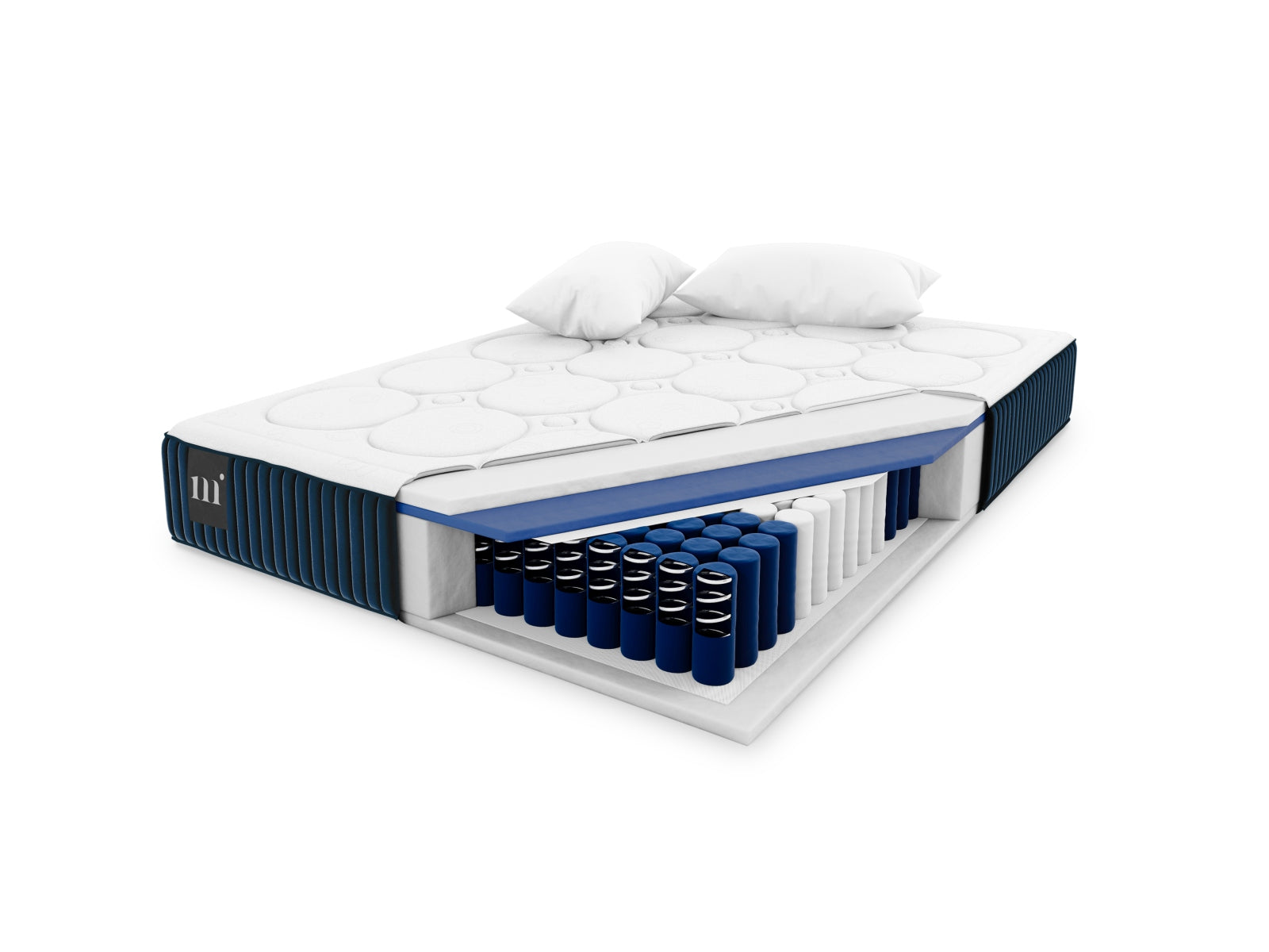 Die Muara Pocket Spring Matratze von Micadoni bietet optimale Unterstützung und ein modernes Design für erholsame Nächte.