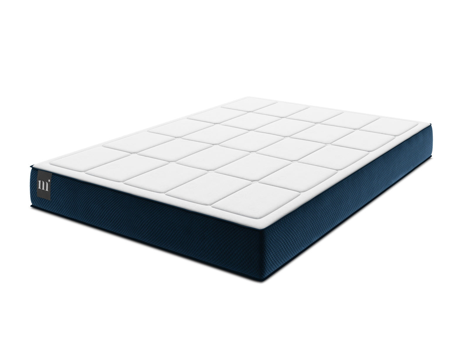 Sidi Pocket Spring Matratze  in White and Blue präsentiert im Onlineshop von KAQTU Design AG. Matratze ist von Micadoni