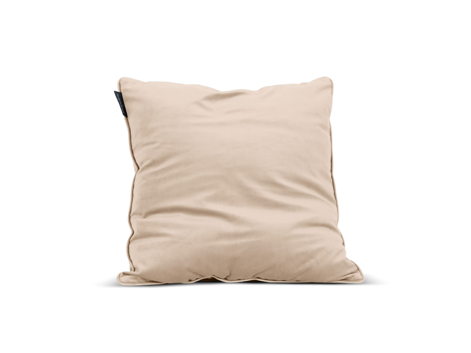 Rachel Velour Pillow  in Dark Beige präsentiert im Onlineshop von KAQTU Design AG. Deko Kissen ist von Micadoni