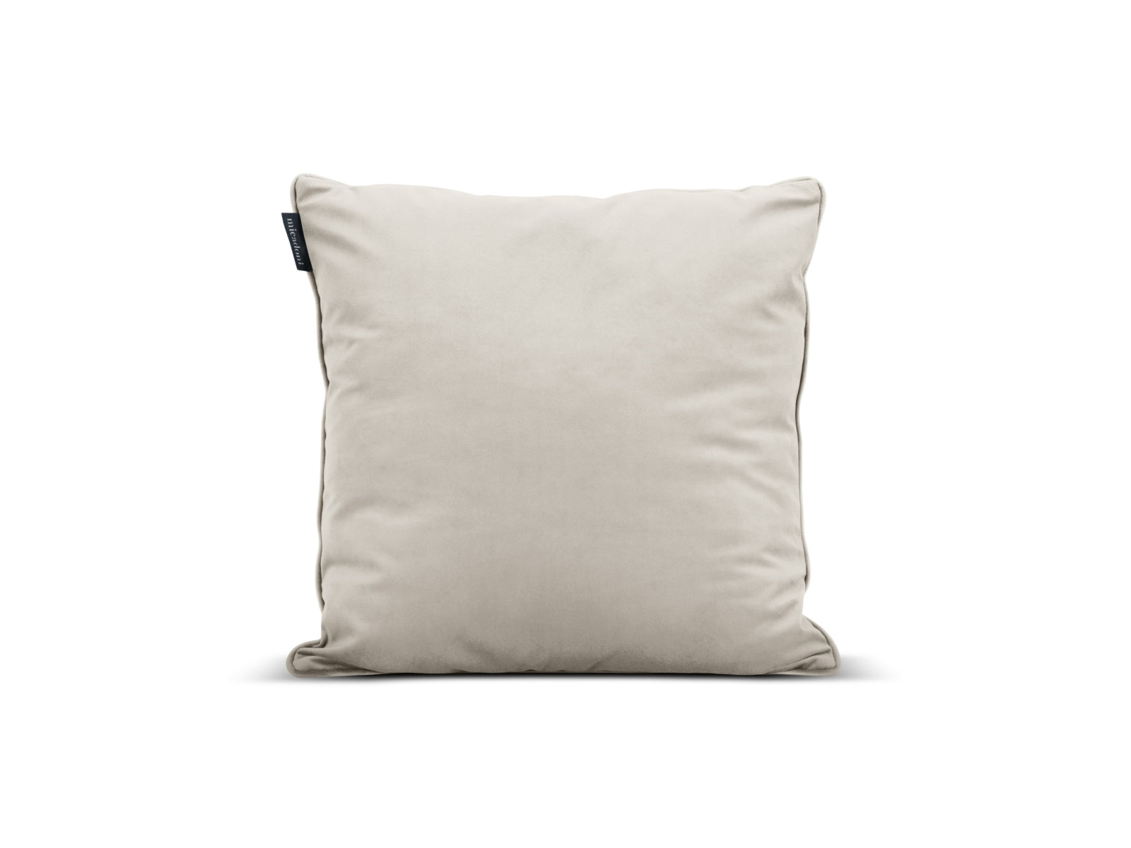 Rachel Velour Pillow  in Light Beige präsentiert im Onlineshop von KAQTU Design AG. Deko Kissen ist von Micadoni