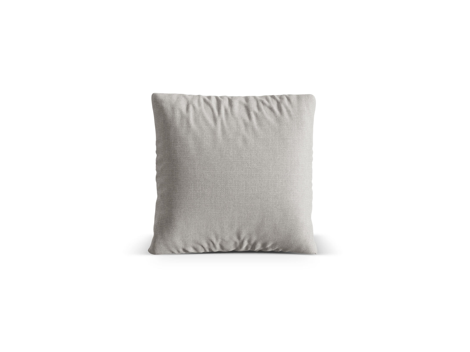 Stilvolles Deko Kissen Nuria in zartem Hellgrau, perfekt für eine gemütliche Atmosphäre. Hochwertige Materialien und modernes Design vereinen sich.