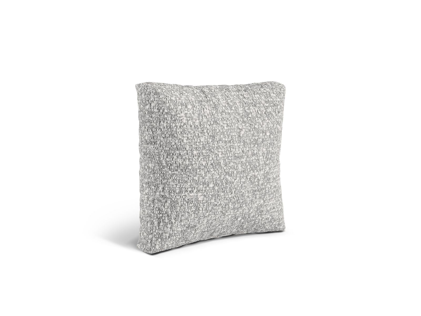 Elegantes Kissen Martina in edlem Silber von Micadoni, ideal zur Verschönerung jedes Wohnraums und für einen Hauch von Luxus.