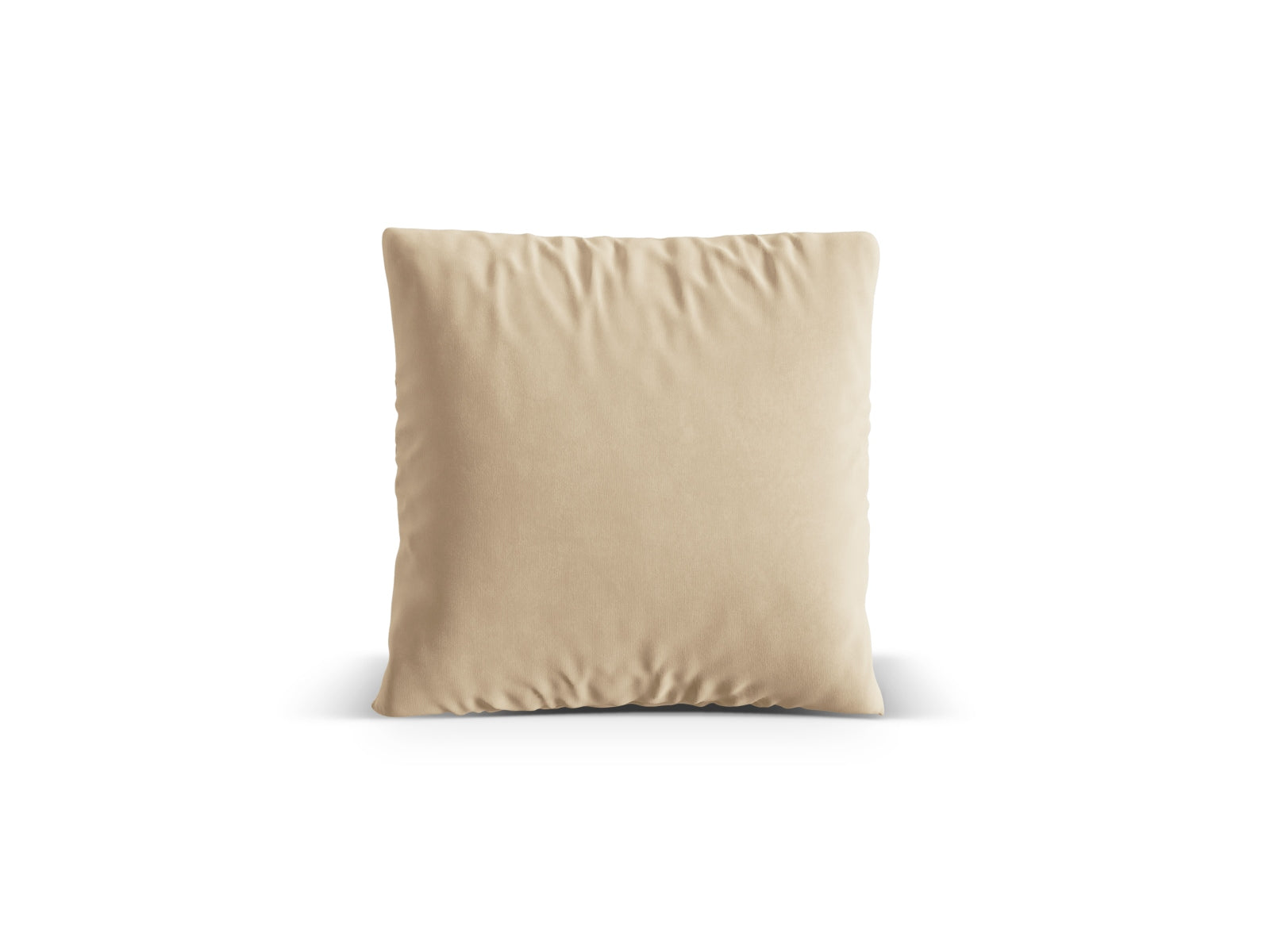 Elegantes Nuria Velour Kissen in sanftem Nude-Ton, ideal für stilvolle Wohnräume. Hochwertige Verarbeitung von Micadoni.