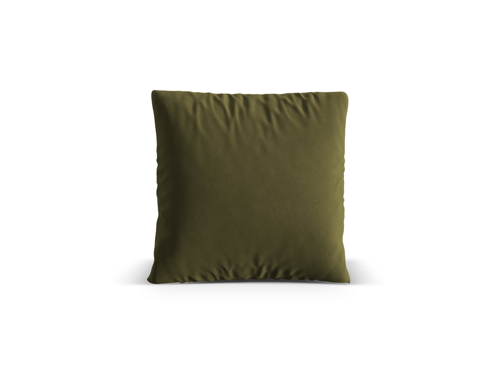 Elegantes Nuria Velour Kissen in moosgrün melange, ideal für stilvolle Wohnräume. Hochwertige Verarbeitung von Micadoni.