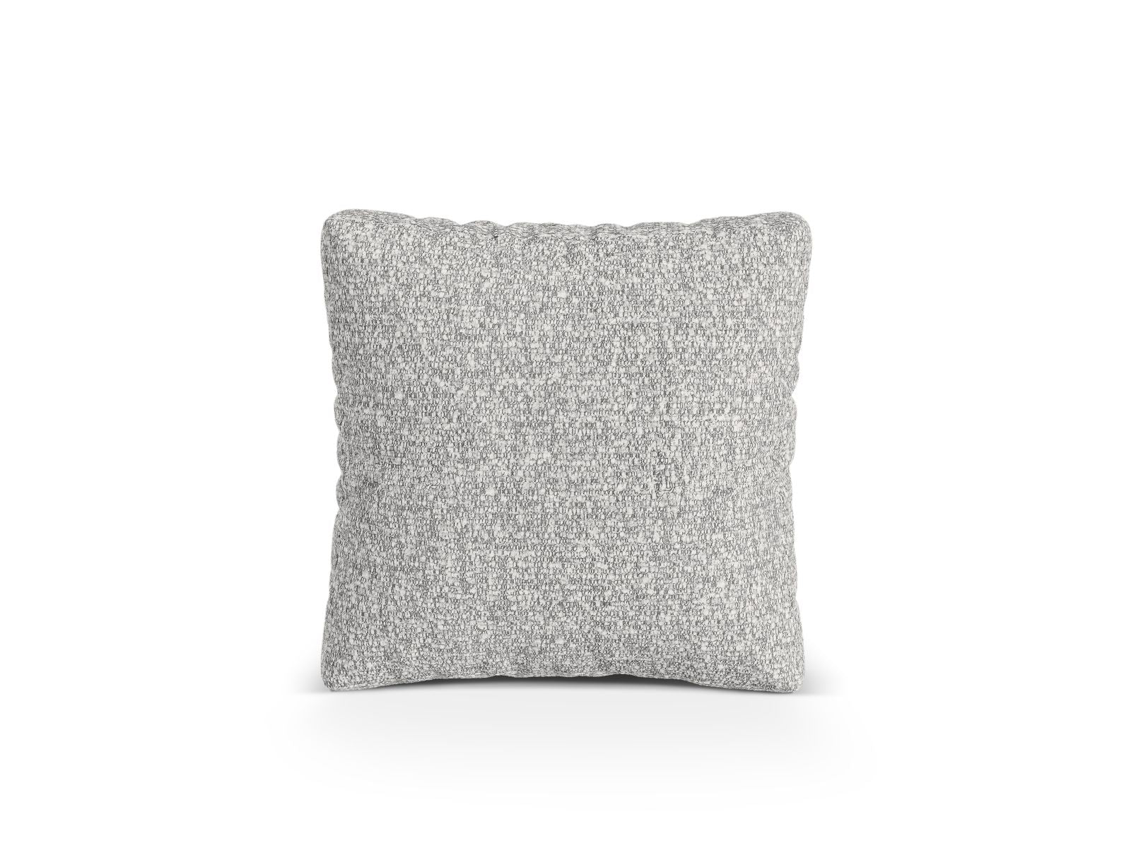 Elegantes Kissen Martina in glänzendem Silber von Micadoni, ideal zur Verschönerung jedes Wohnraums und für zusätzlichen Komfort.