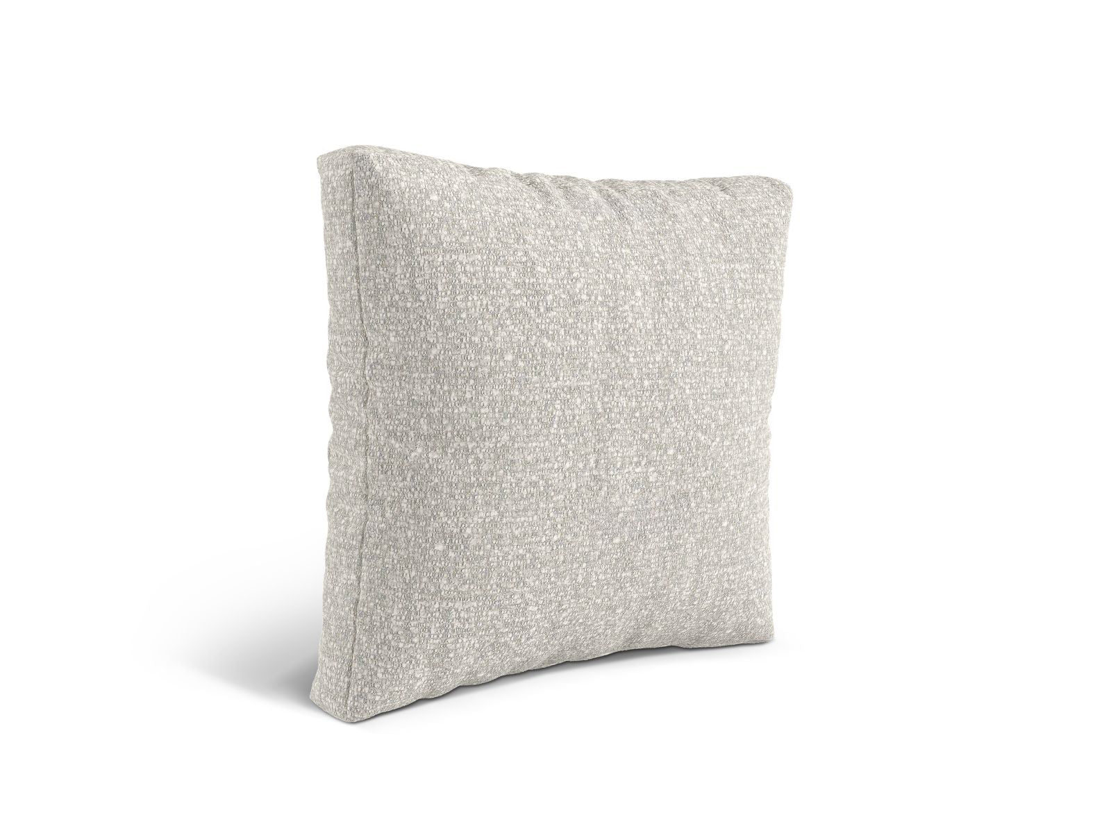 Elegantes Deko Kissen Martina in stilvollem Grau-Beige-Melange, ideal für eine gemütliche Wohnatmosphäre. Hochwertige Verarbeitung von Micadoni.