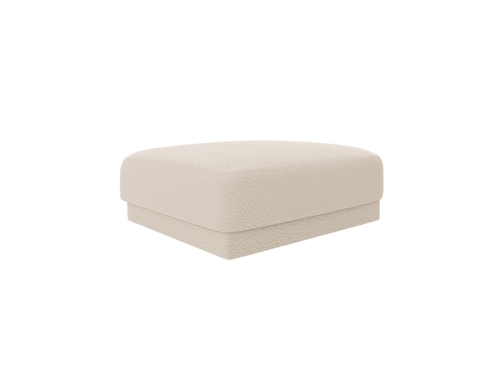 Miley Boucle Pouf 1 Sitz in Beige präsentiert im Onlineshop von KAQTU Design AG. Pouf ist von Micadoni