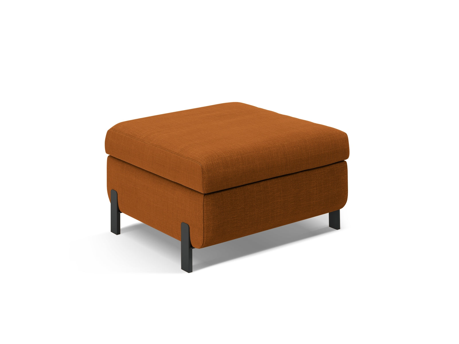 Gloria Pouf mit Stauraum 1 Sitzer in Brick-Bjorn präsentiert im Onlineshop von KAQTU Design AG. Modulares Sofa ist von Micadoni