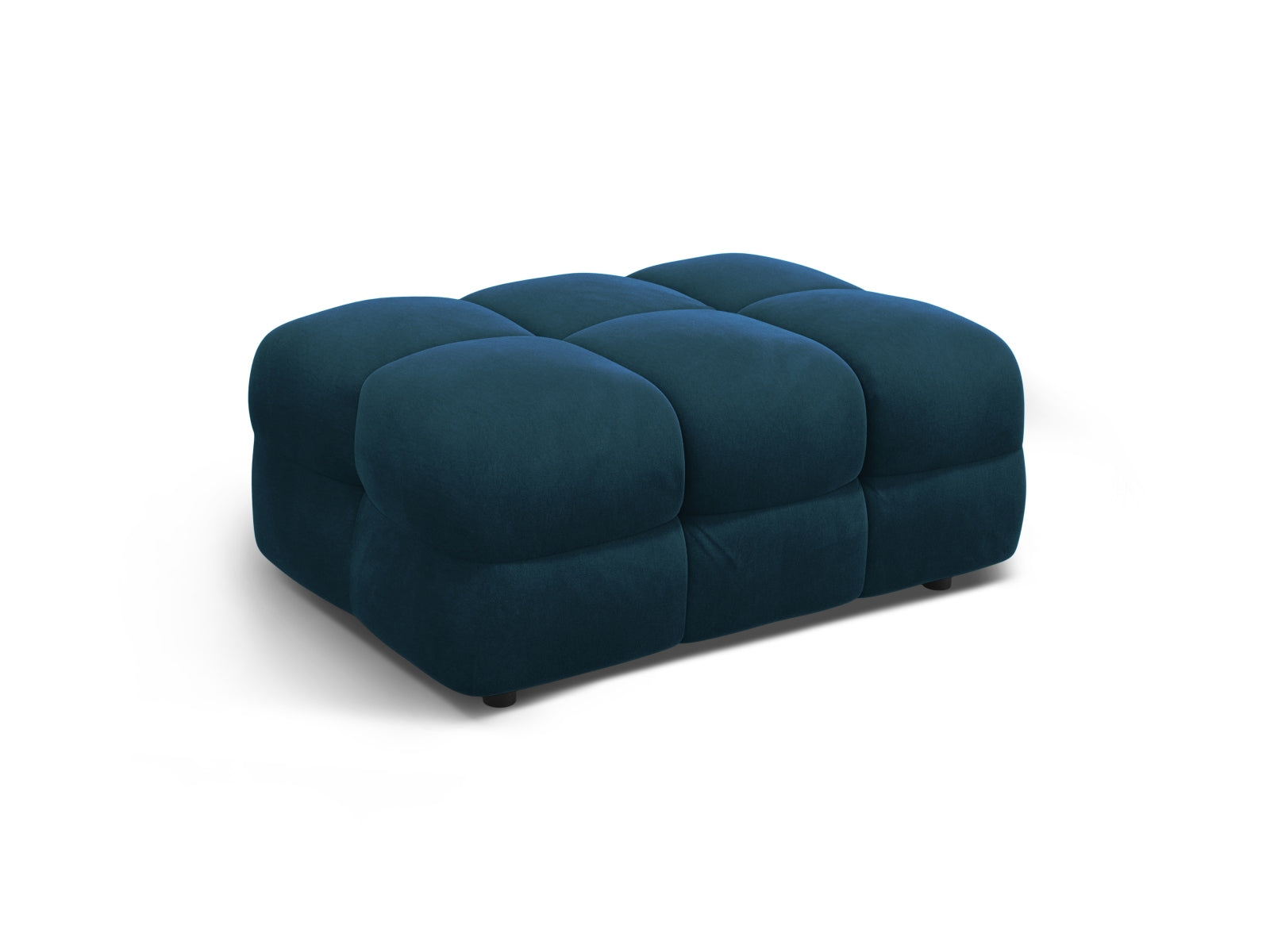 Kendal Velour Pouf 1 Sitzer in Navy Blue präsentiert im Onlineshop von KAQTU Design AG. Modulares Sofa ist von Micadoni