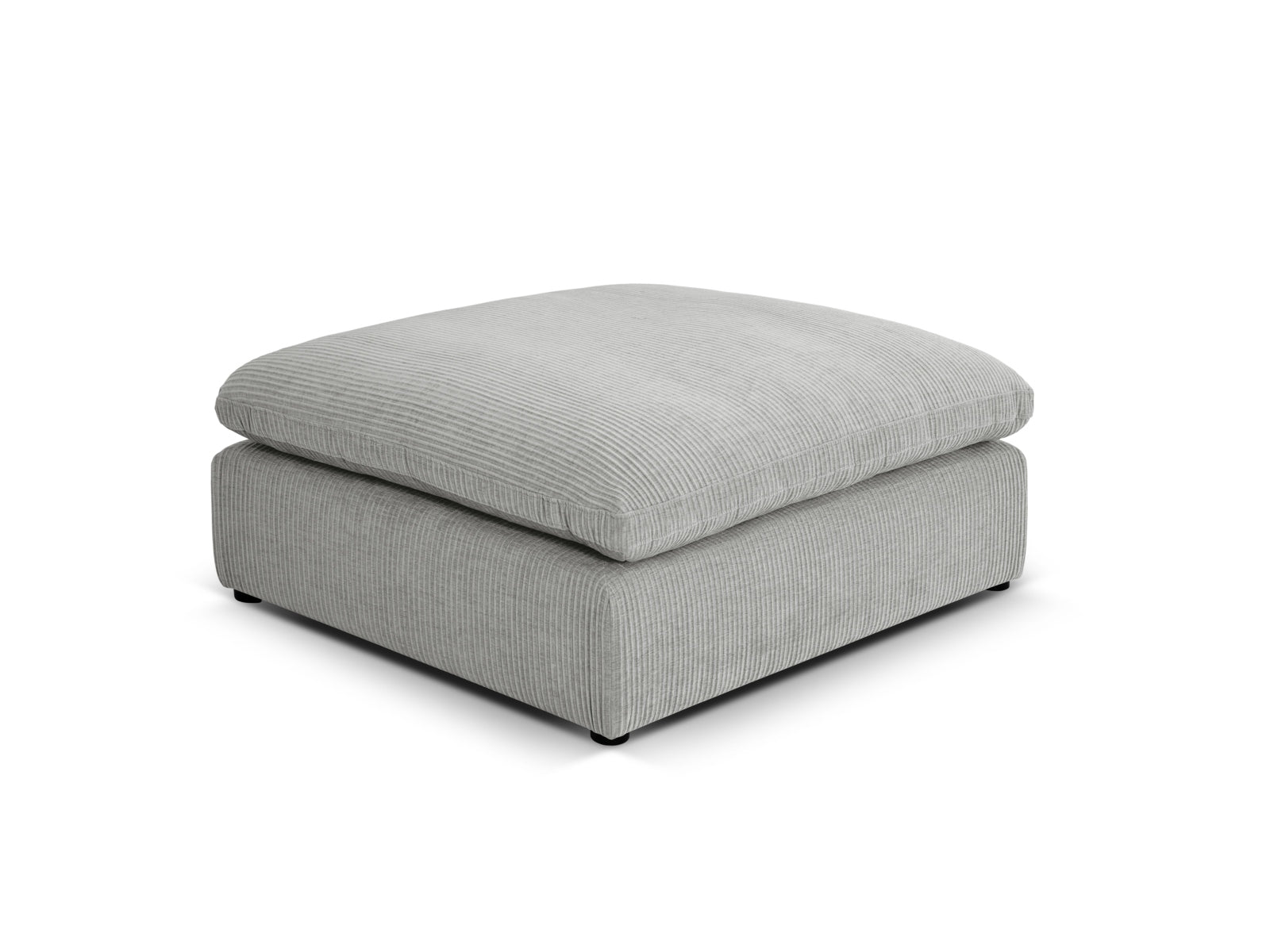 Lazy Pouf 1 Sitzer in Light Grey präsentiert im Onlineshop von KAQTU Design AG. Modulares Sofa ist von Micadoni