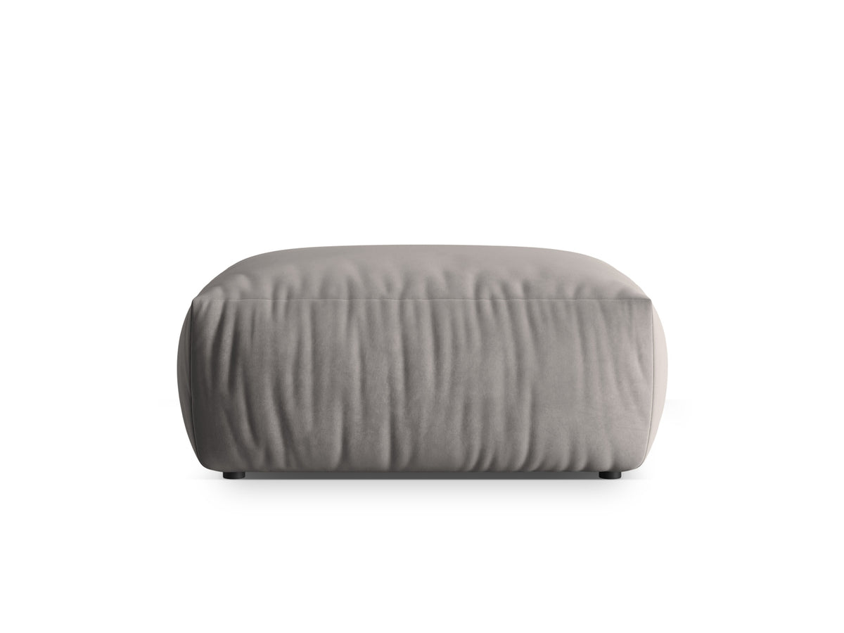 Chris Velour Pouf 1 Sitzer in Grey-Casino präsentiert im Onlineshop von KAQTU Design AG. Modulares Sofa ist von Micadoni