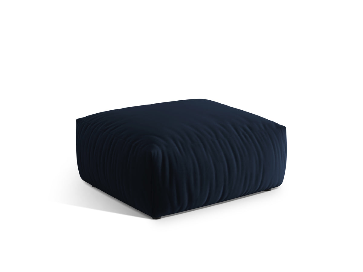 Chris Velour Pouf 1 Sitzer in Royal Blue-Casino präsentiert im Onlineshop von KAQTU Design AG. Modulares Sofa ist von Micadoni