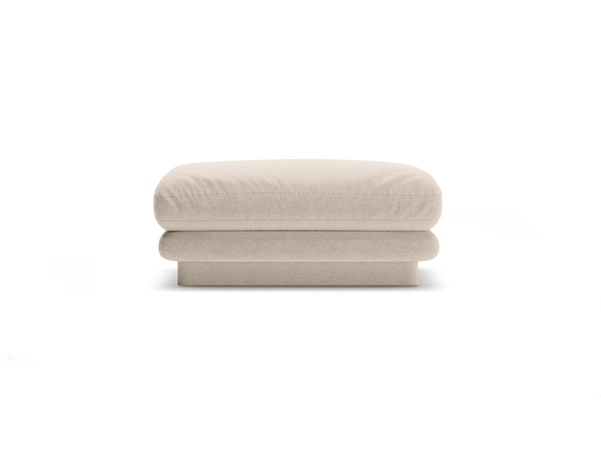 Torino Pouf 1 Sitzer in Light Beige-Wind präsentiert im Onlineshop von KAQTU Design AG. Modulares Sofa ist von Micadoni