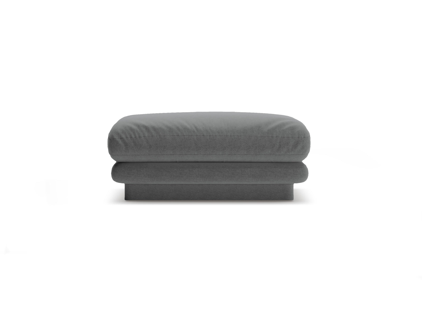 Torino Pouf 1 Sitzer in Dark Grey-Wind präsentiert im Onlineshop von KAQTU Design AG. Modulares Sofa ist von Micadoni