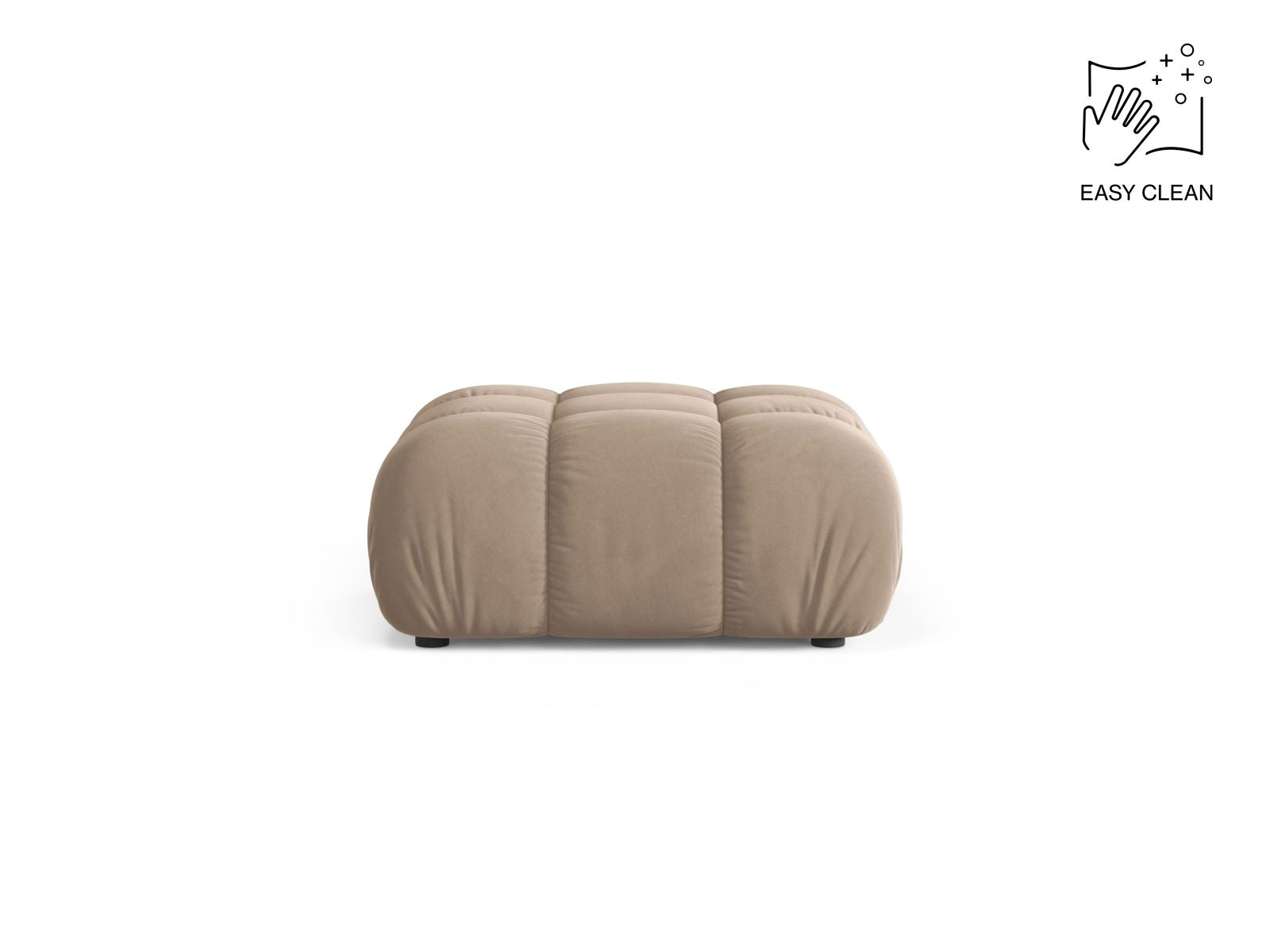 1-Sitzer Pouf Bellis in Beige-Venus präsentiert im Onlineshop von KAQTU Design AG. Pouf ist von Micadoni