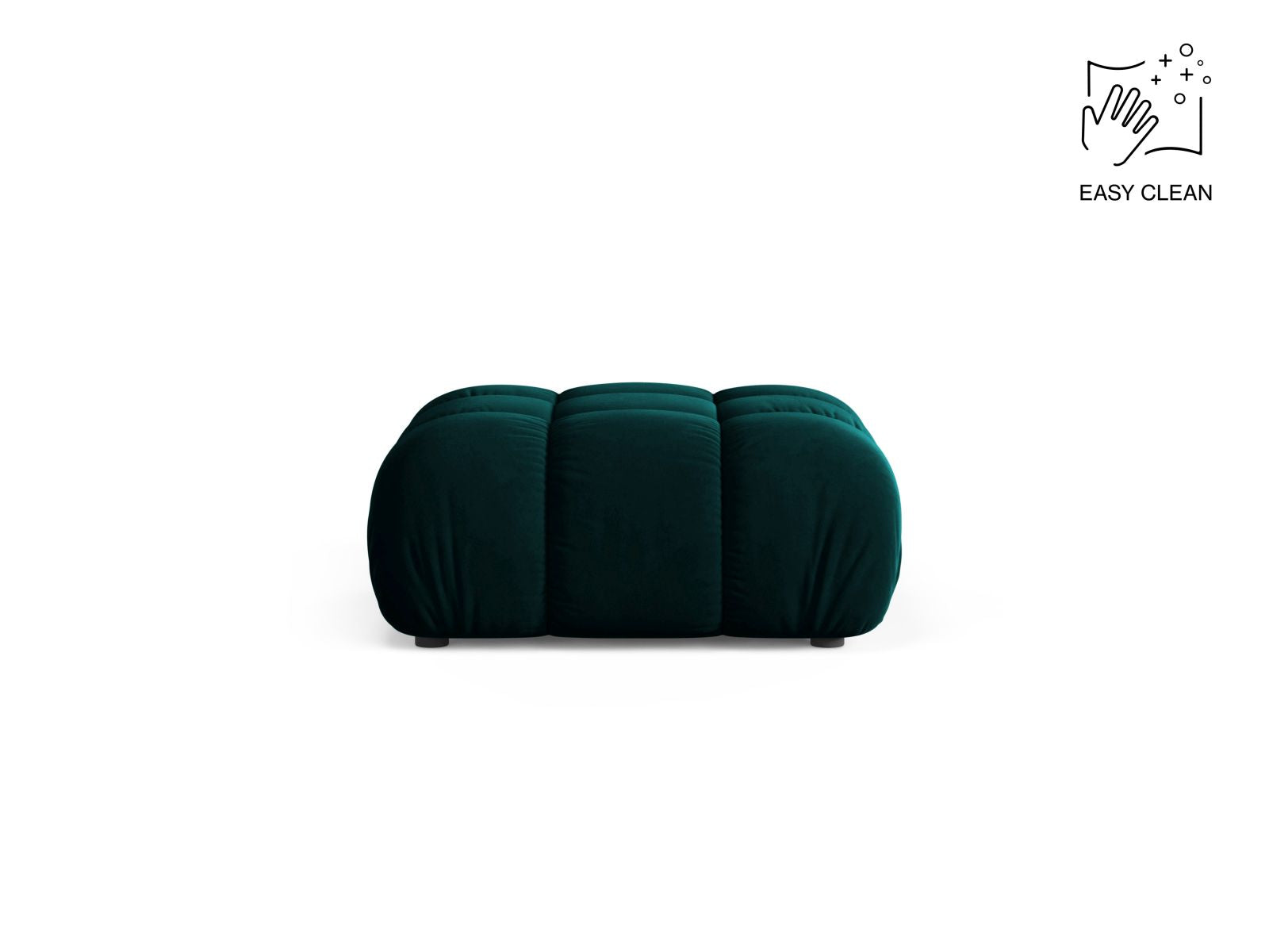 1-Sitzer Pouf Bellis in Deep Petrol-Venus präsentiert im Onlineshop von KAQTU Design AG. Pouf ist von Micadoni