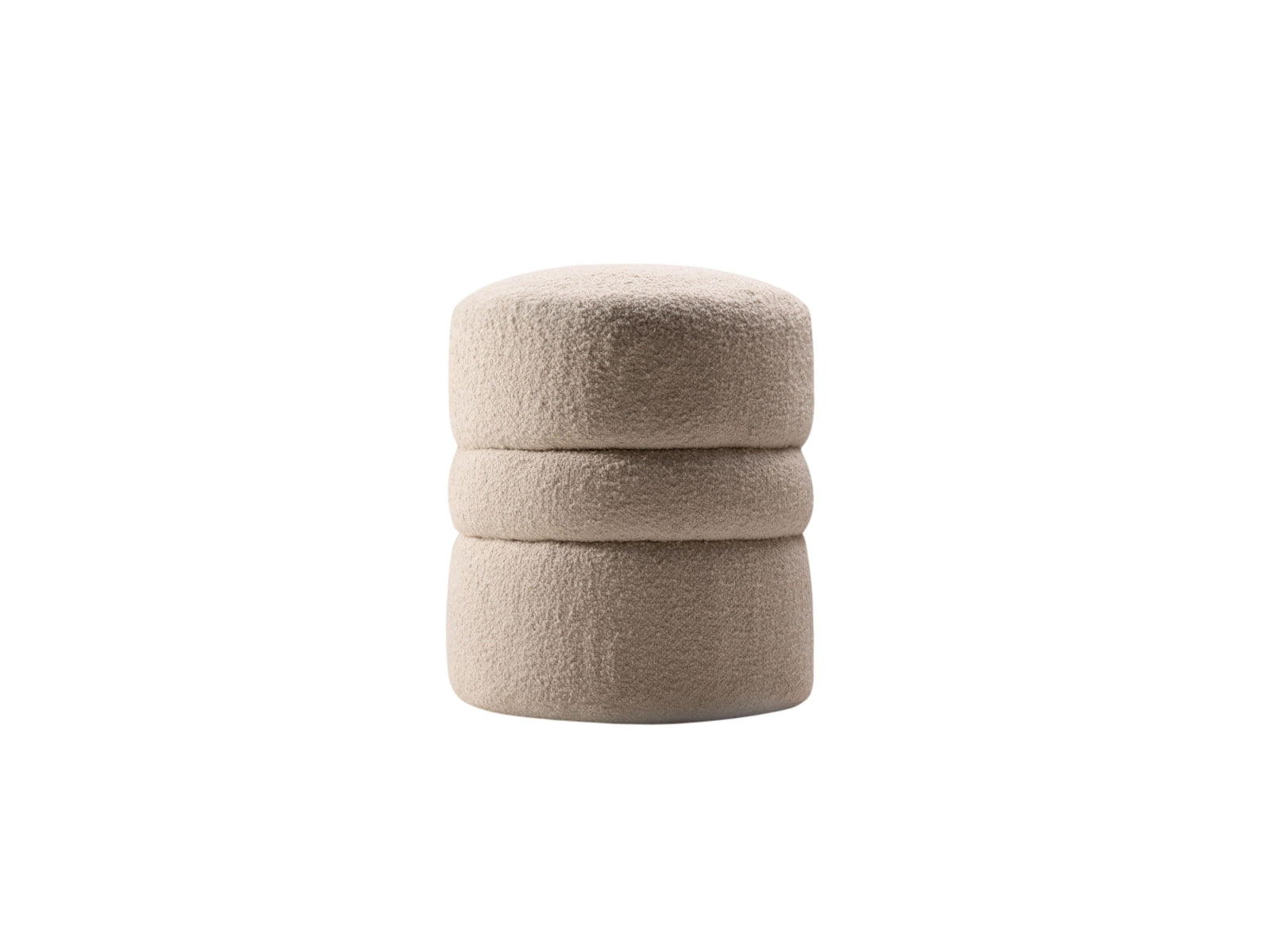 1-Sitzer Pouf Alexa in Natural präsentiert im Onlineshop von KAQTU Design AG. Pouf ist von Micadoni