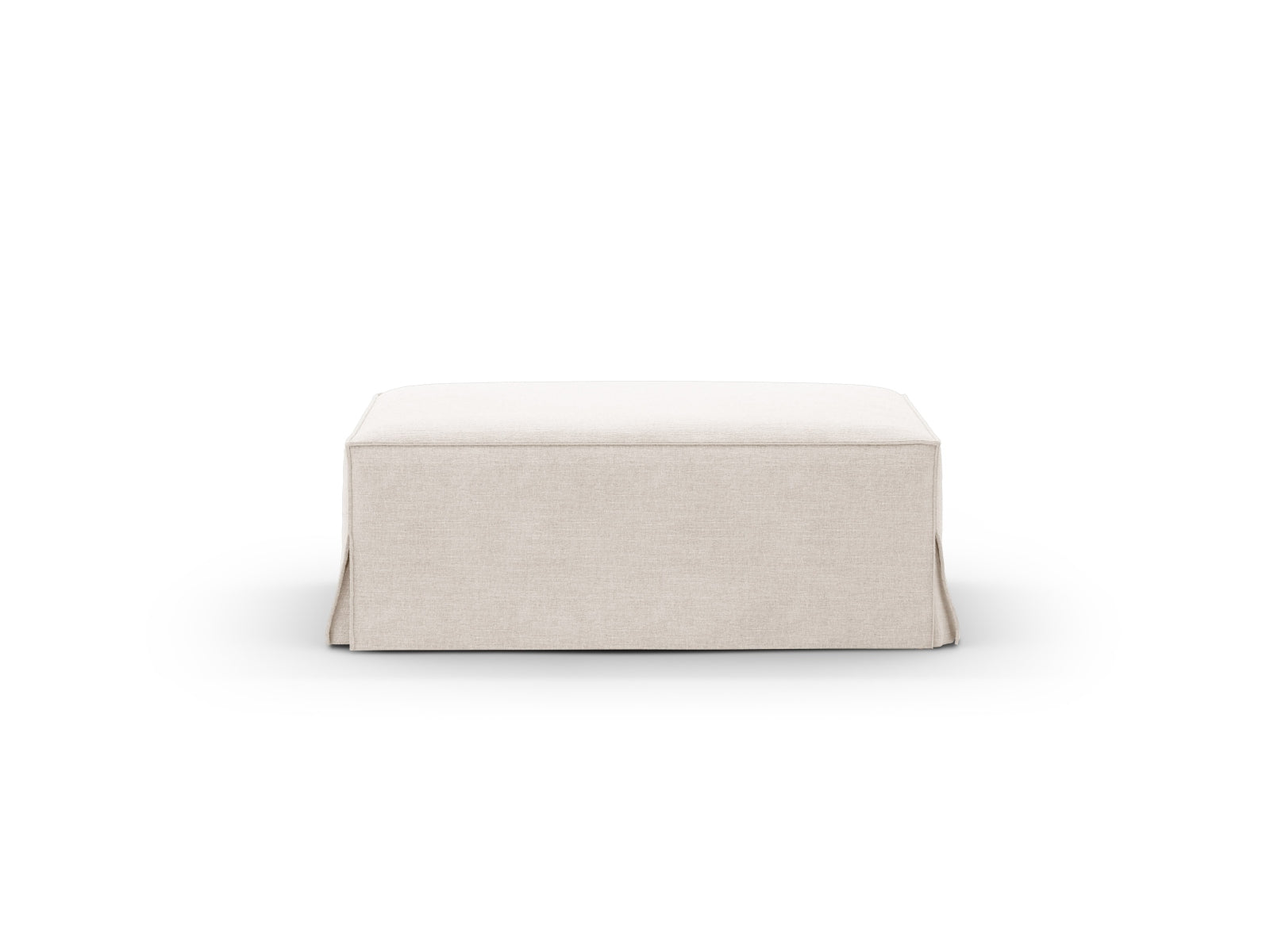 Jodie Pouf 1 Sitzer in Beige-LINS präsentiert im Onlineshop von KAQTU Design AG. Pouf ist von Micadoni