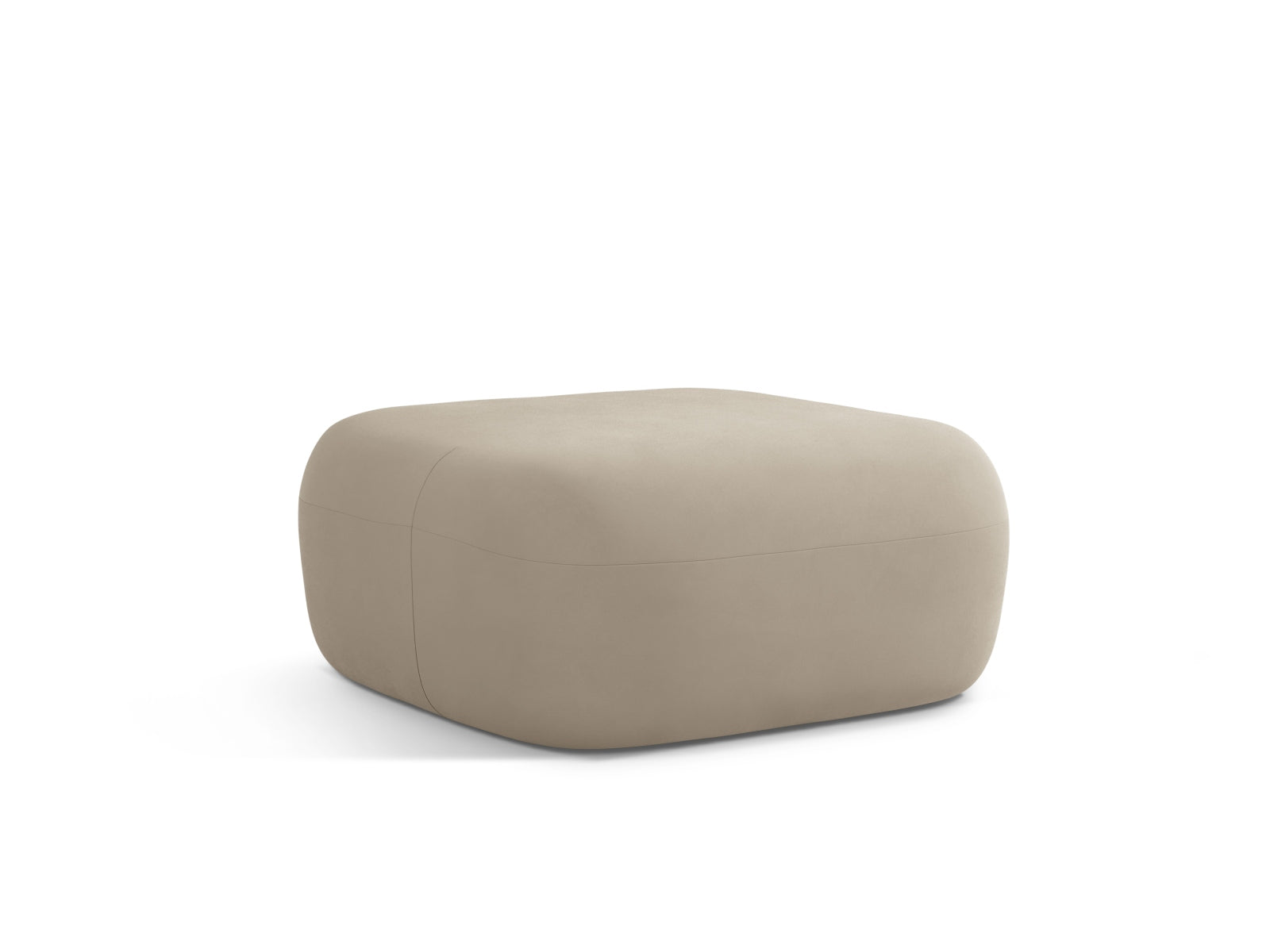 Jenny Velour Pouf 1 Sitz in Beige präsentiert im Onlineshop von KAQTU Design AG. Pouf ist von Micadoni