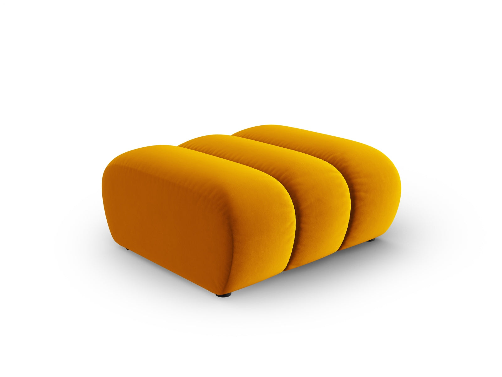 Lupine Velour Pouf 1 Sitz in Yellow-Salvador präsentiert im Onlineshop von KAQTU Design AG. Pouf ist von Micadoni