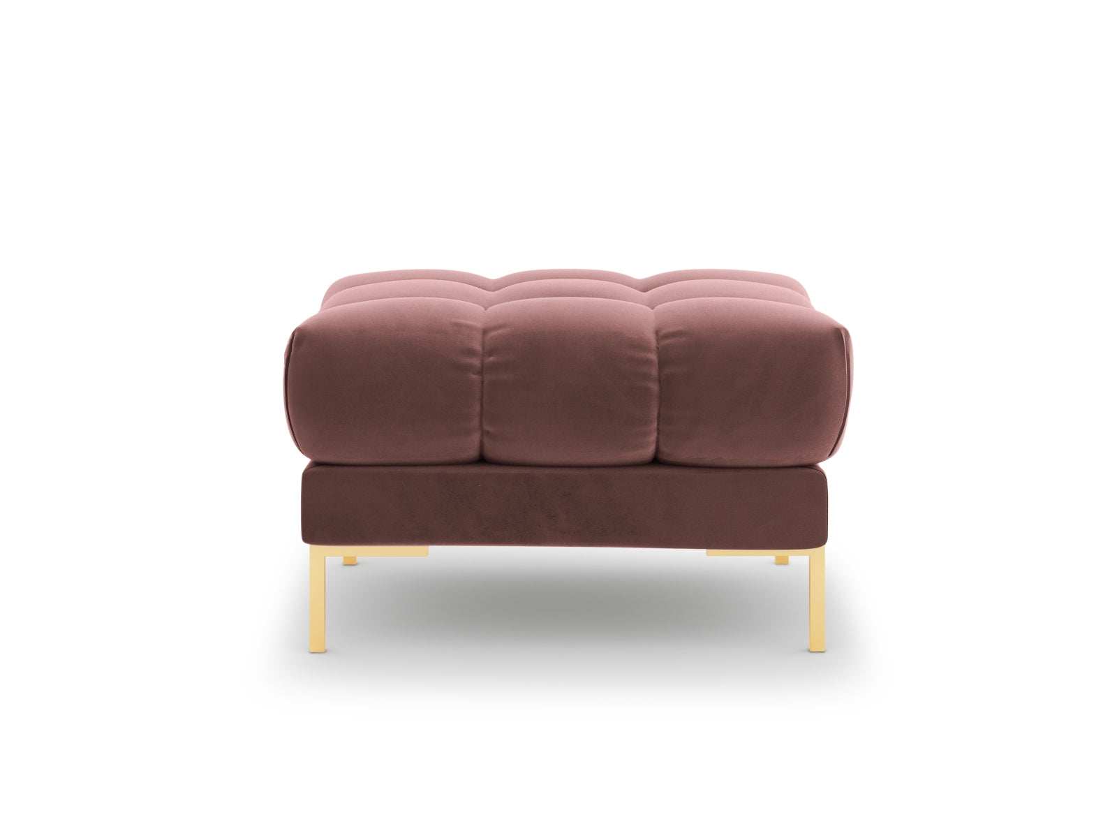 Mamaia Velour Pouf 1 Sitz in Pink/Gold präsentiert im Onlineshop von KAQTU Design AG. Pouf ist von Micadoni