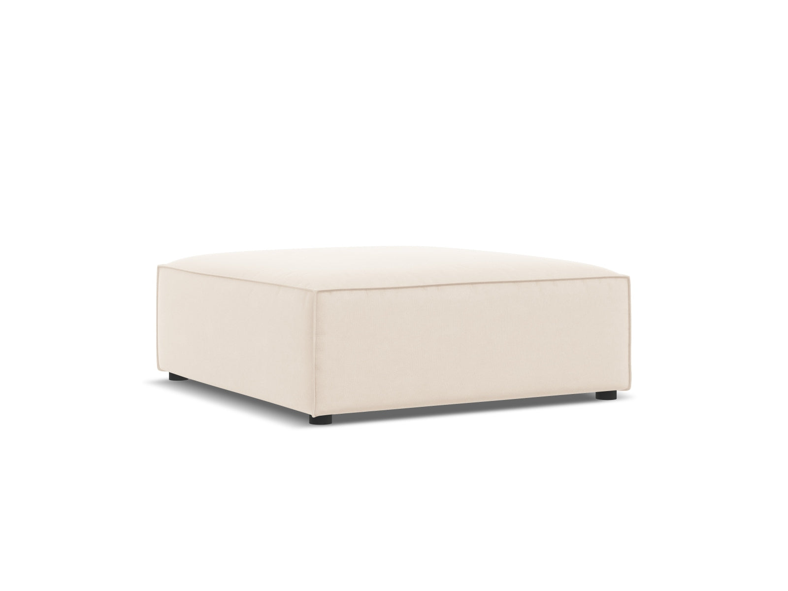Jodie Velour Pouf 1 Sitz in Light Beige präsentiert im Onlineshop von KAQTU Design AG. Pouf ist von Micadoni