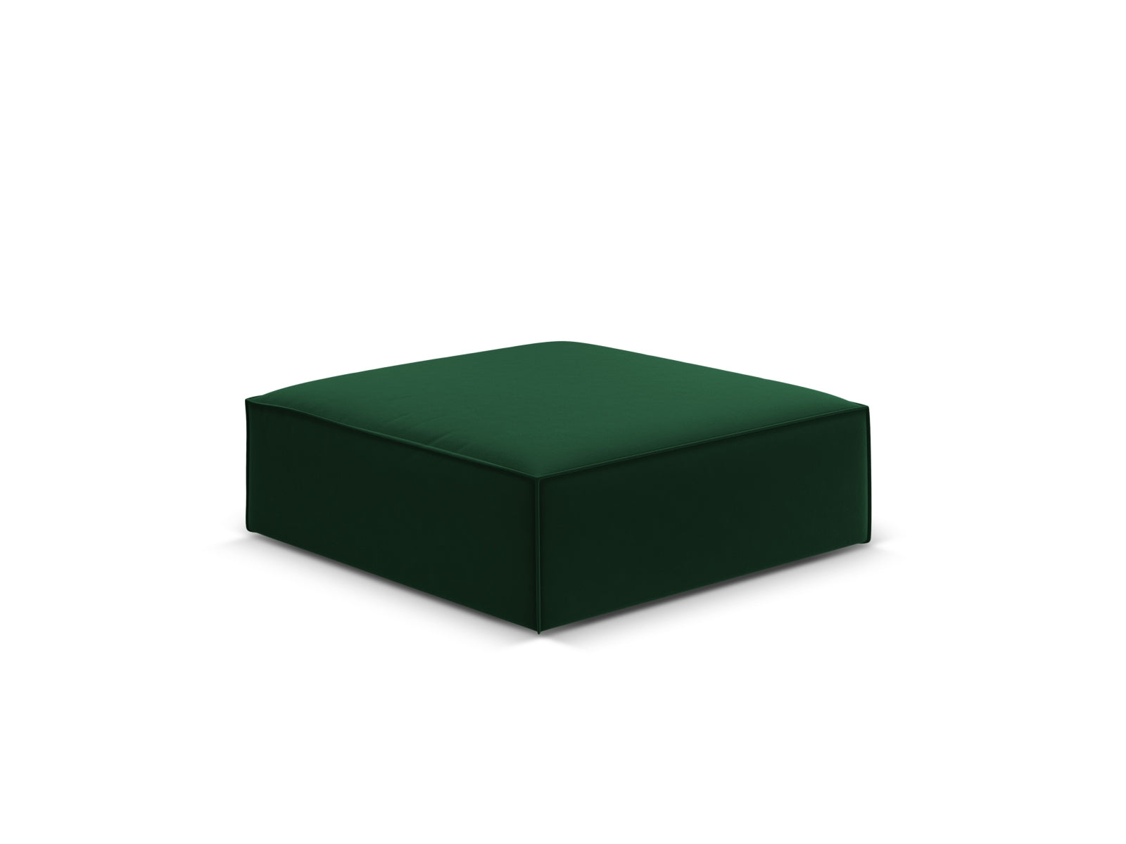 Entdecken Sie den eleganten Kaelle Velour Pouf 1 Sitz von Micadoni – ein stilvolles Möbelstück für Komfort und vielseitige Nutzung in Ihrem Zuhause.