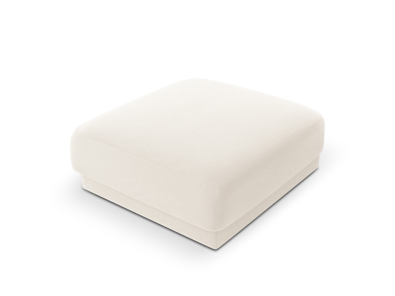 Miley Velour Pouf 1 Sitz in Light Beige präsentiert im Onlineshop von KAQTU Design AG. Pouf ist von Micadoni