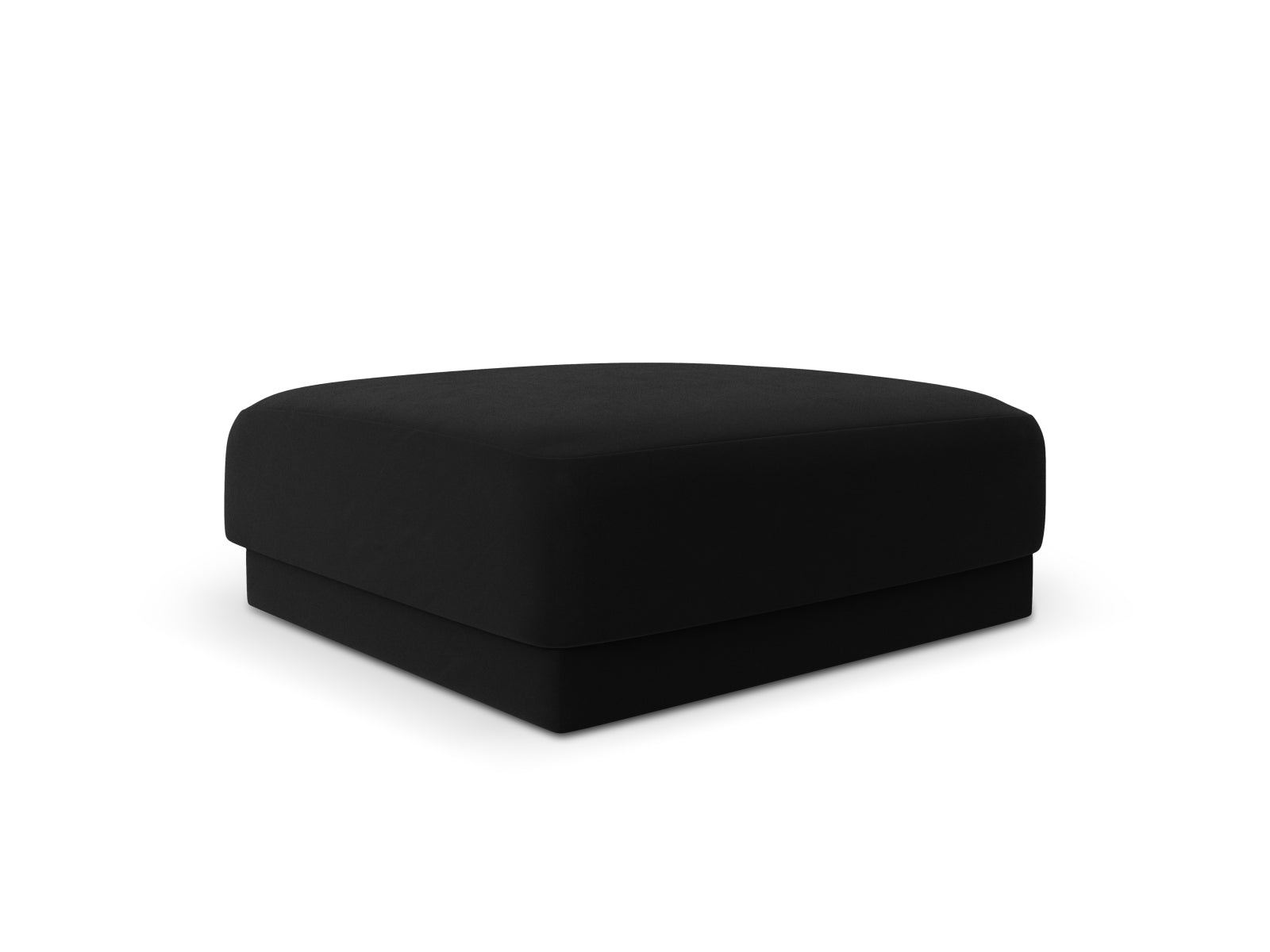 Miley Velour Pouf 1 Sitz in Black präsentiert im Onlineshop von KAQTU Design AG. Pouf ist von Micadoni