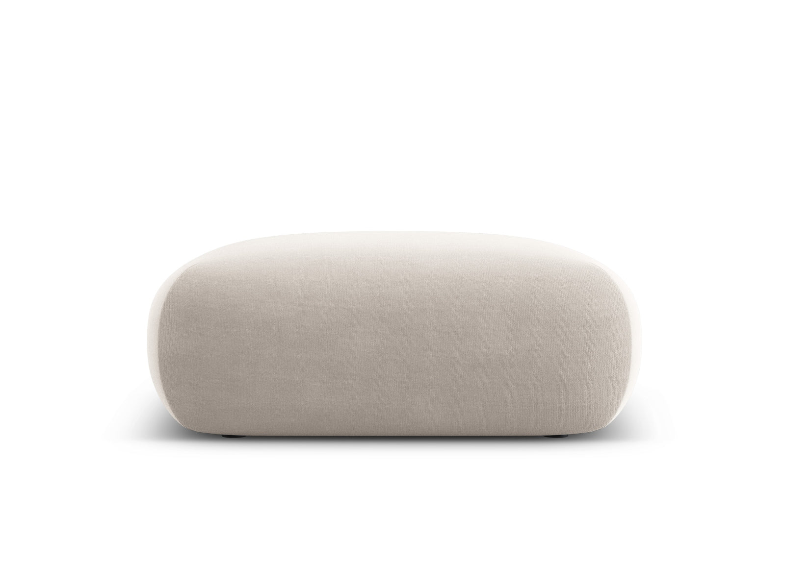 Molino Velour Pouf 2 Sitzer in Light Beige-Casino präsentiert im Onlineshop von KAQTU Design AG. Modulares Sofa ist von Micadoni