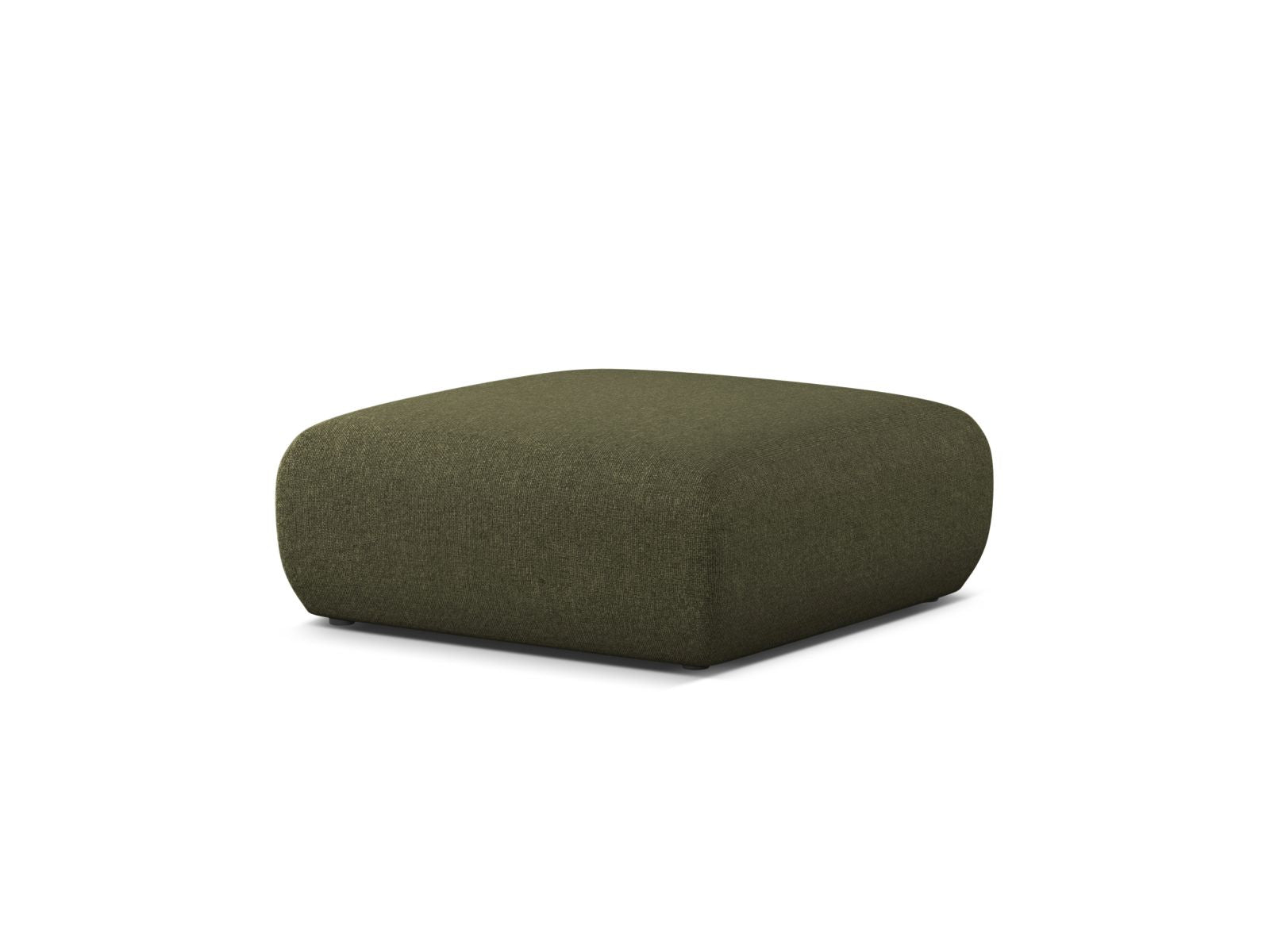 Stylischer 1-Sitzer Pouf Molino in elegantem Grün, ideal für moderne Wohnräume. Hochwertige Verarbeitung von Micadoni.