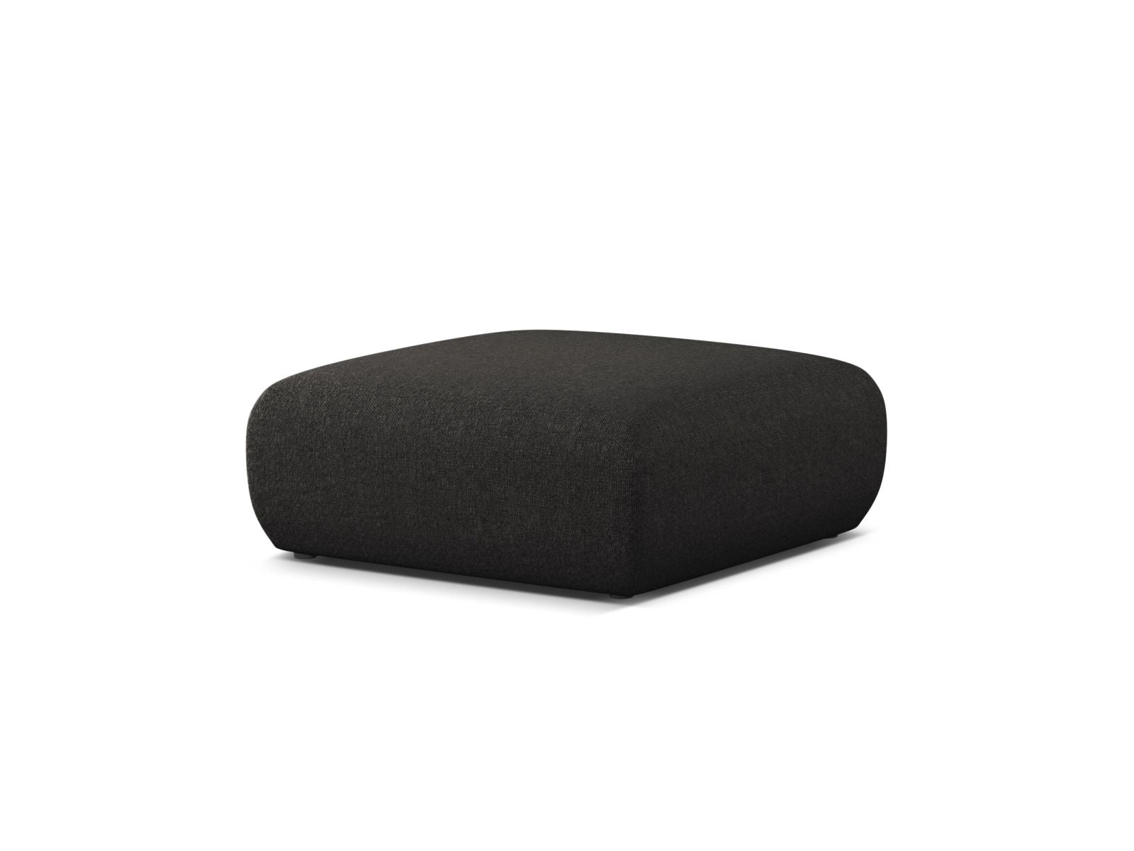 Stylischer 1-Sitzer Pouf Molino in elegantem Anthrazit, ideal für moderne Wohnräume. Hochwertige Verarbeitung von Micadoni.