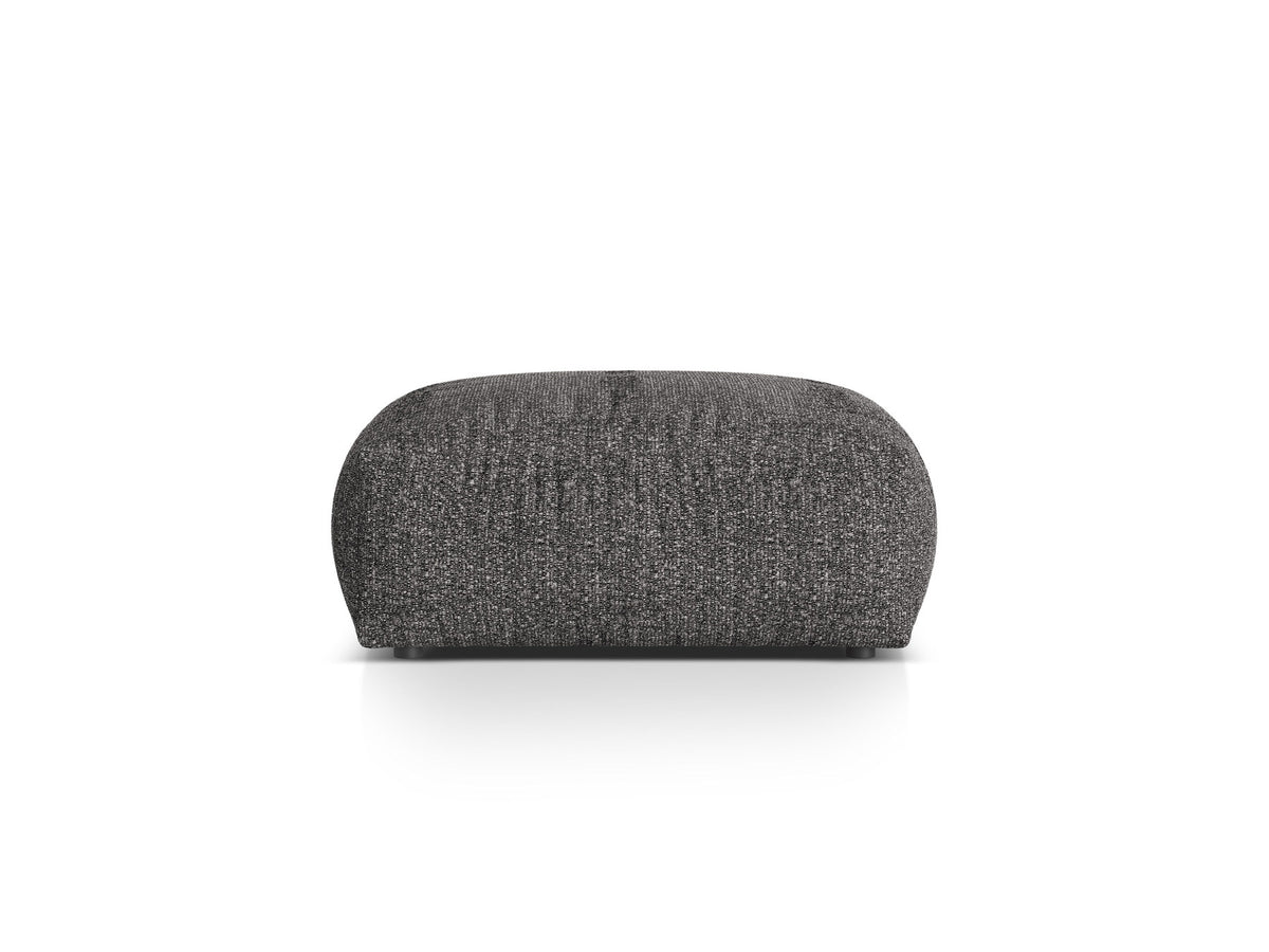 1-Sitzer Grosser Pouf Martina in Anthracite-Monet präsentiert im Onlineshop von KAQTU Design AG. Pouf ist von Micadoni