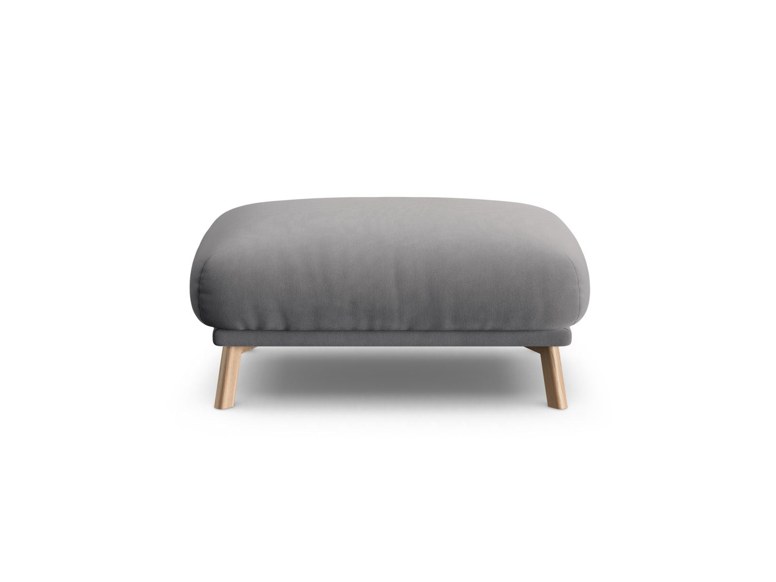 1-Sitzer Pouf Naomi in Grey-Salvador präsentiert im Onlineshop von KAQTU Design AG. Pouf ist von Micadoni
