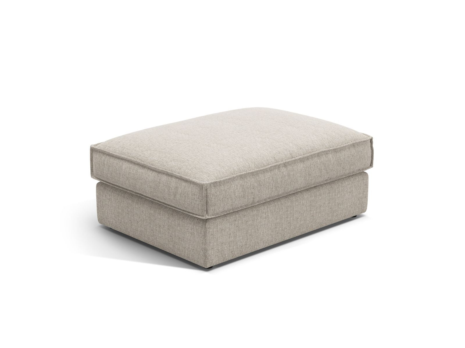 1-Sitzer Pouf Pola in Sand-Babel präsentiert im Onlineshop von KAQTU Design AG. Pouf ist von Micadoni