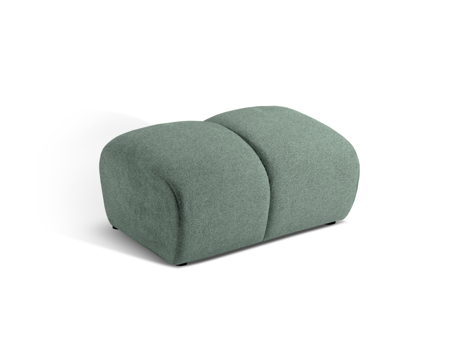 Diana Pouf 1 Sitzer in Mint präsentiert im Onlineshop von KAQTU Design AG. Modulares Sofa ist von Micadoni