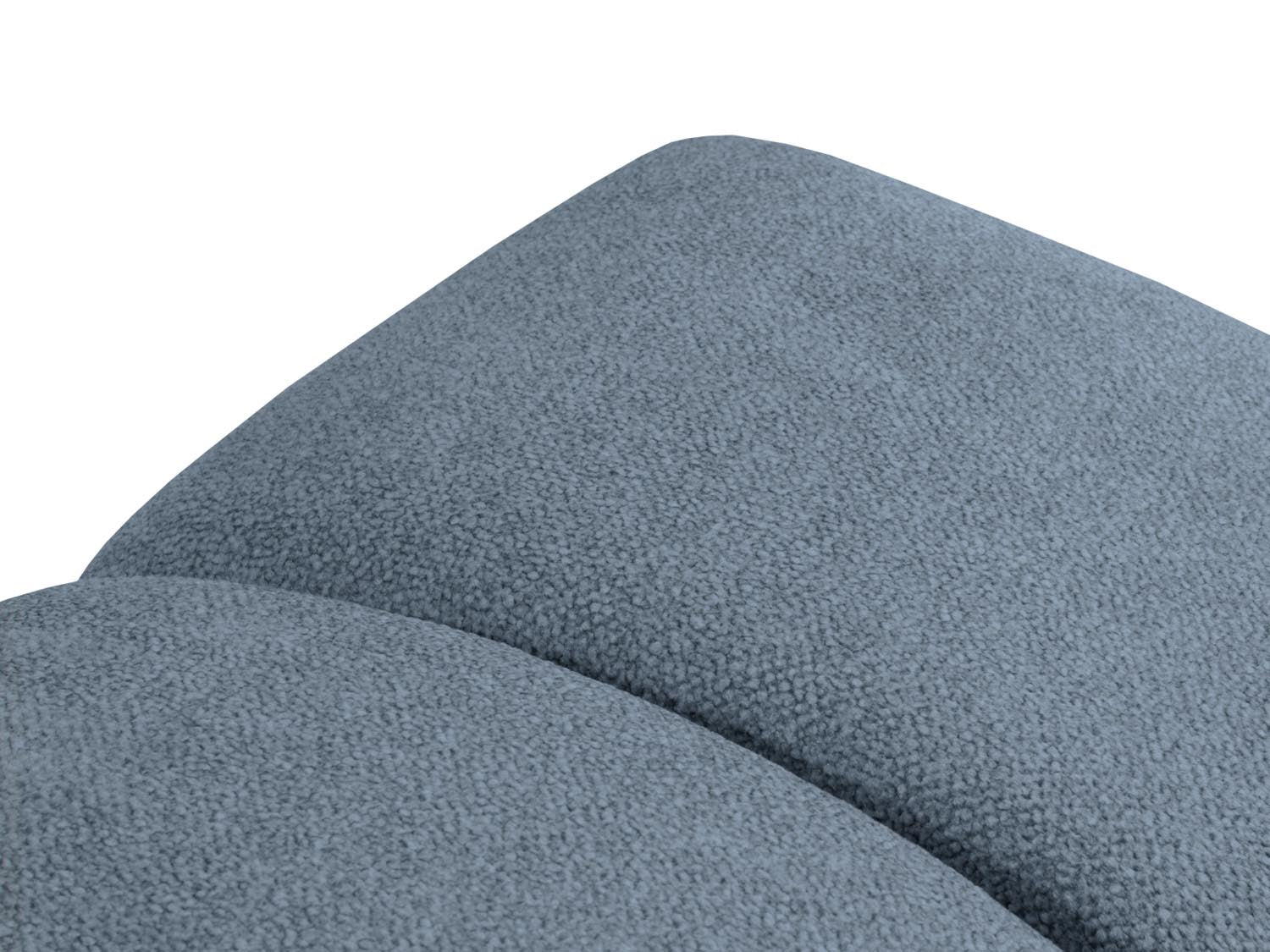 Eleganter Diana Pouf 1 Sitzer in modernem Blue Jeans-Bubble, ideal für vielseitige Raumgestaltungen und komfortable Sitzmöglichkeiten.