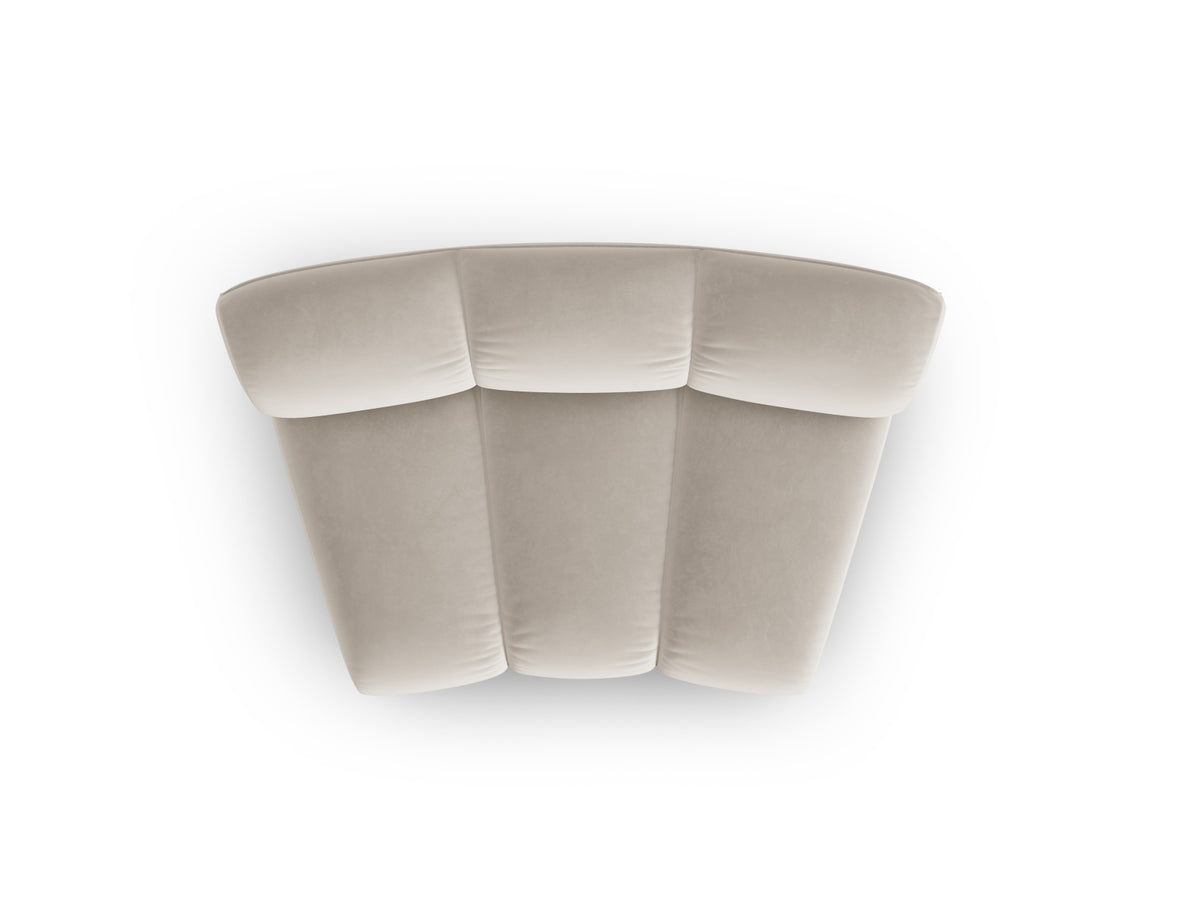Lupine Velour Modul Armless 1 Sitzer in Beige-Salvador präsentiert im Onlineshop von KAQTU Design AG. Modulares Sofa ist von Micadoni
