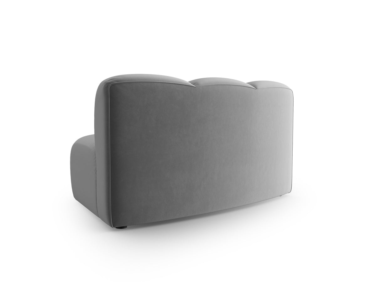 Lupine Velour Modul Armless 1 Sitzer in Grey-Salvador präsentiert im Onlineshop von KAQTU Design AG. Modulares Sofa ist von Micadoni