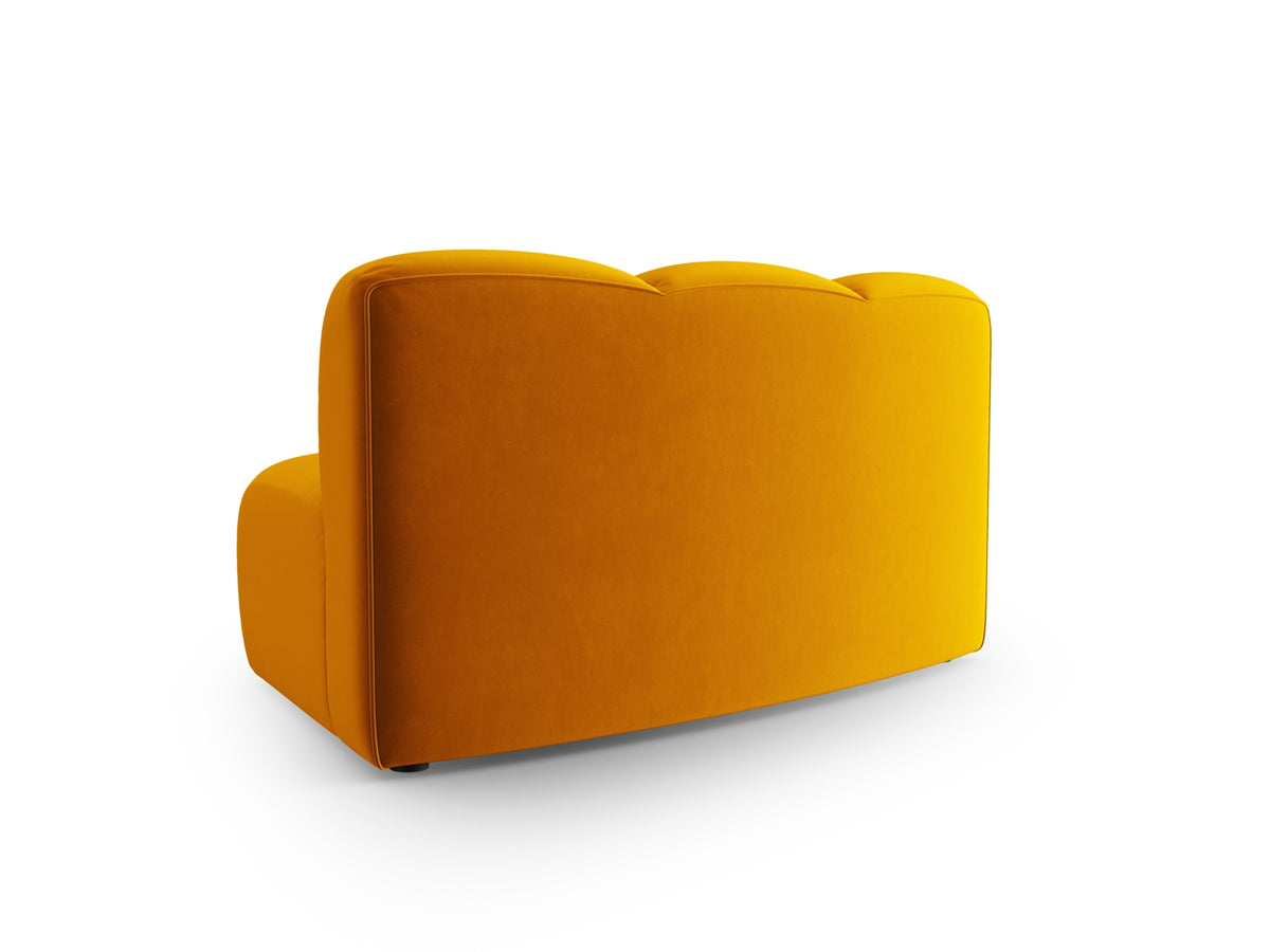 Lupine Velour Modul Armless 1 Sitzer in Yellow-Salvador präsentiert im Onlineshop von KAQTU Design AG. Modulares Sofa ist von Micadoni