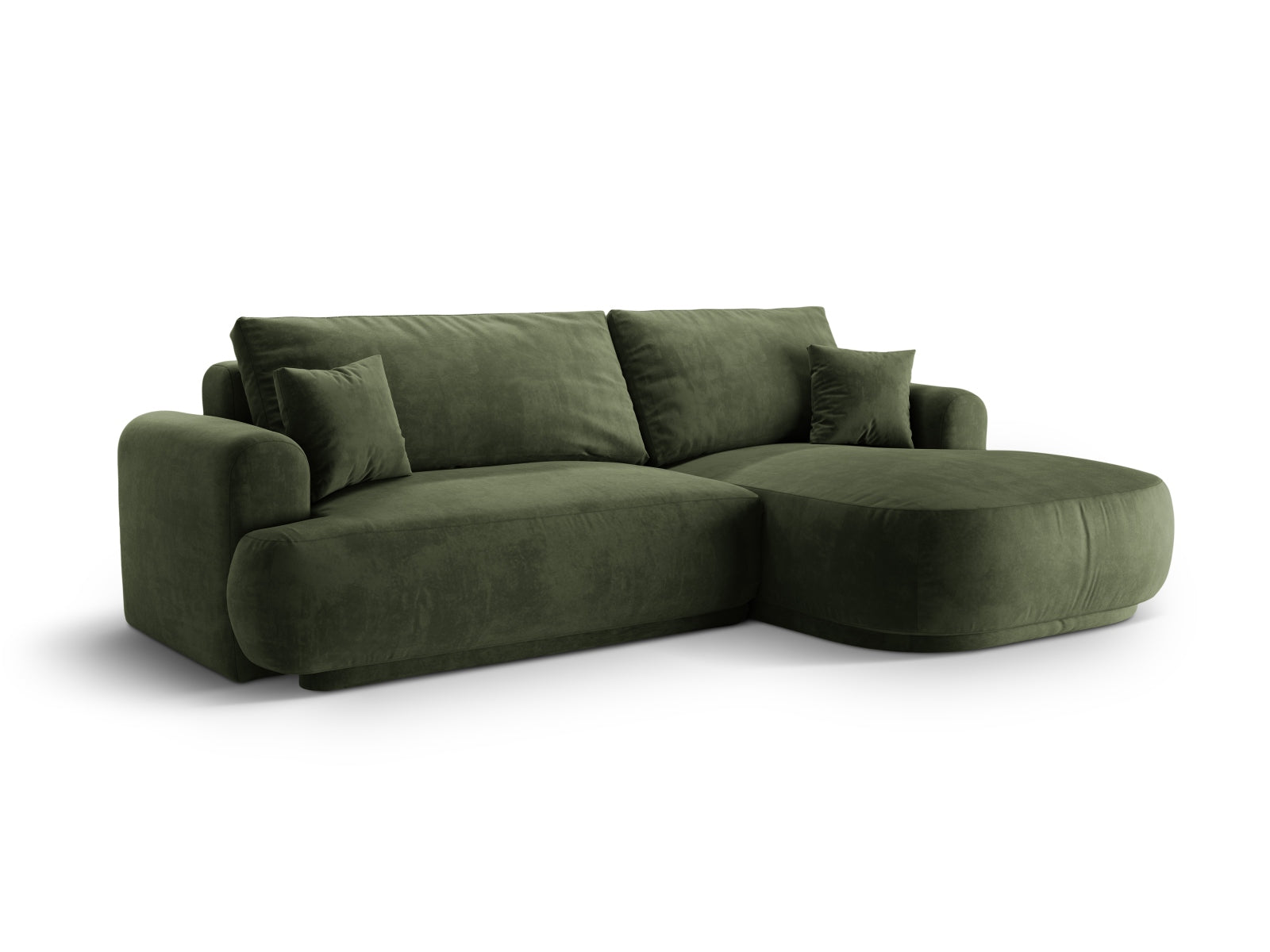 Entdecken Sie das elegante Ella Velour Ecksofa von Micadoni! Dieses 5-Sitzer Sofa mit Schlaffunktion und praktischem Stauraum vereint Stil und Funktionalität.