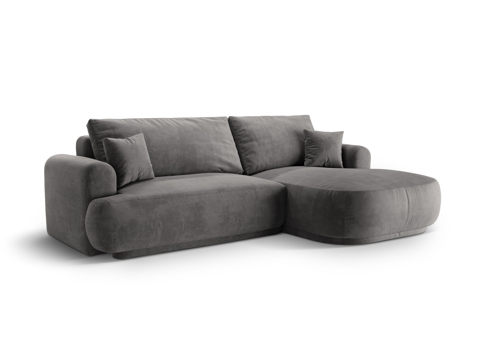 Erleben Sie das stilvolle Ella Velour Ecksofa von Micadoni! Dieses 5-Sitzer Sofa bietet Schlaffunktion und Stauraum für maximalen Komfort.