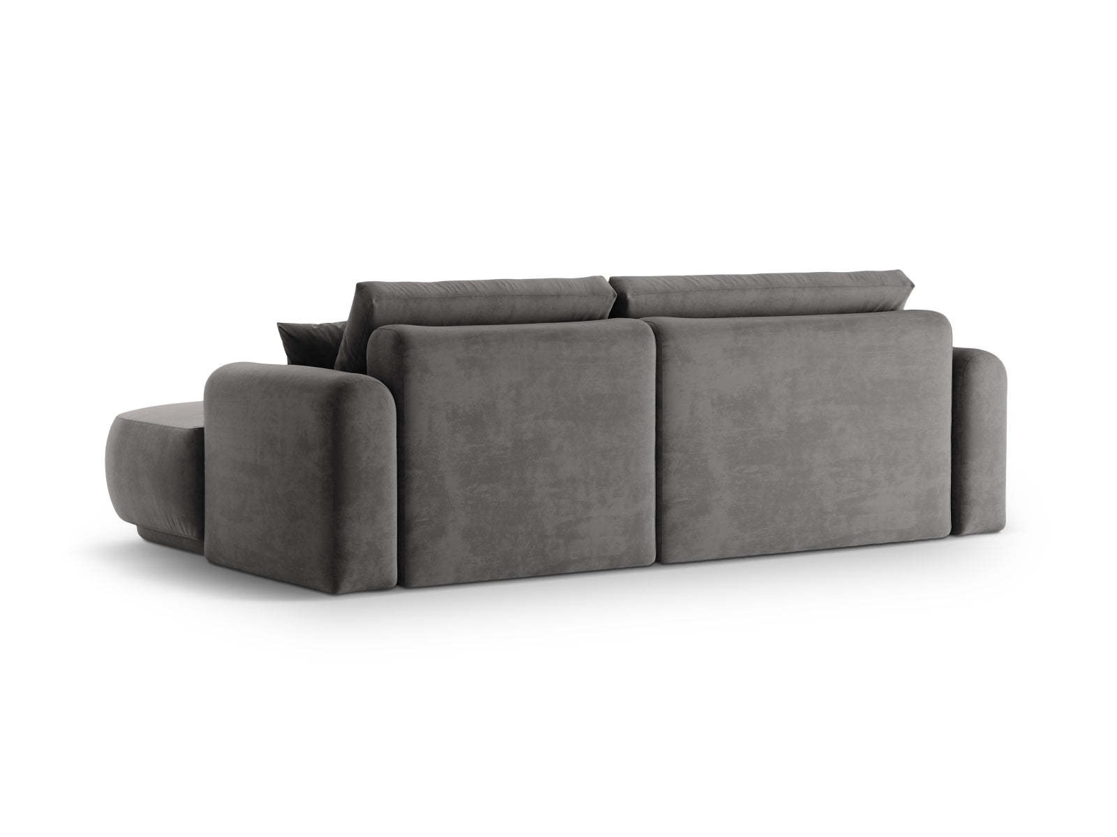 Entdecken Sie das elegante Ella Velour Ecksofa von Micadoni! Dieses 5-Sitzer Sofa mit Schlaffunktion und praktischem Stauraum vereint Stil und Funktionalität.