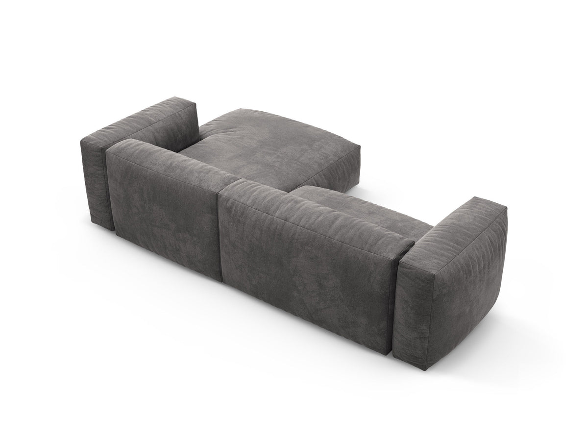 4-Sitzer Ecksofa rechts mit Schlaffunktion Martina in Grey-Vogue präsentiert im Onlineshop von KAQTU Design AG. Bettsofa rechts ist von Micadoni