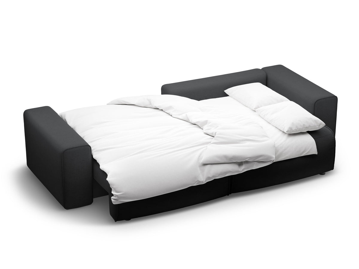 3-Sitzer Ecksofa rechts mit Schlaffunktion und Stauraum Victor in Anthracite-Moly präsentiert im Onlineshop von KAQTU Design AG. Bettsofa rechts ist von Micadoni